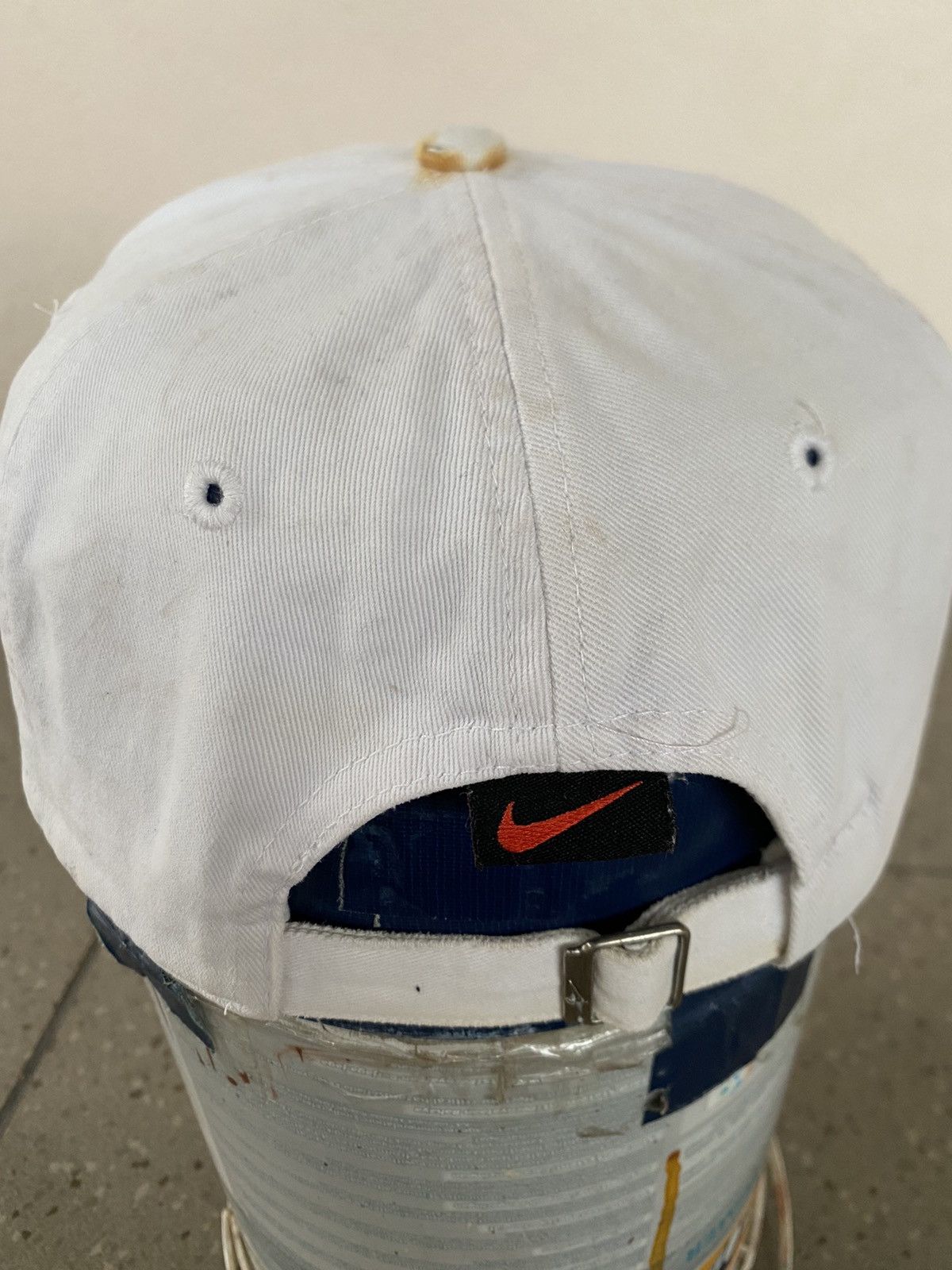 Nike Steal🔥 Vintage 90s Nike Court Hat White Tag Size ONE SIZE - 5 Thumbnail