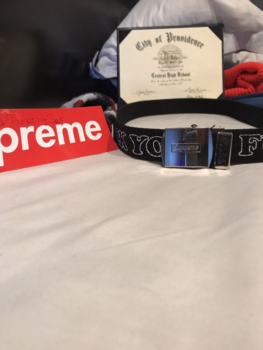 Supreme Supreme X Hysteric Glamour Fuck You Belt | Grailed