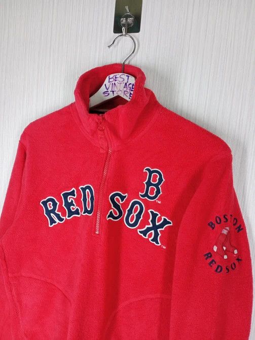 MLB Vintage Boston Red Sox MLB half Zipper Fleece Size US M / EU 48-50 / 2 - 1 Thumbnail
