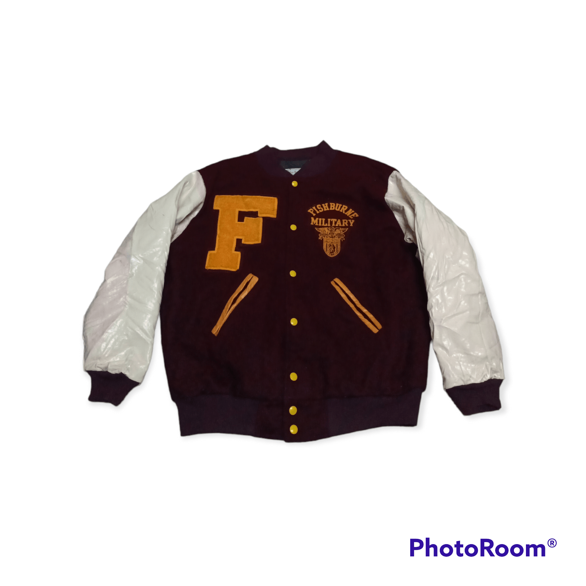 Vintage 60s Letterman Fishburne Military School Wool Size US L / EU 52-54 / 3 - 16 Thumbnail