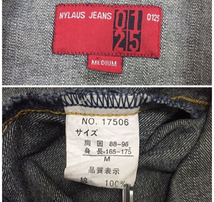 Japanese Brand NYLAUS DENIM JAPANESE BRAND JEANS JACKET Size US M / EU 48-50 / 2 - 6 Thumbnail