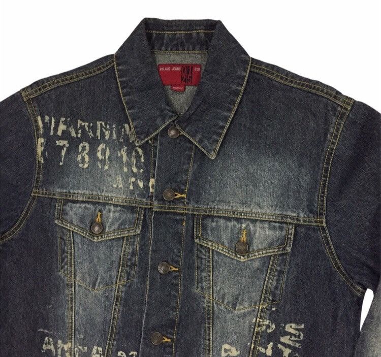 Japanese Brand NYLAUS DENIM JAPANESE BRAND JEANS JACKET Size US M / EU 48-50 / 2 - 2 Thumbnail