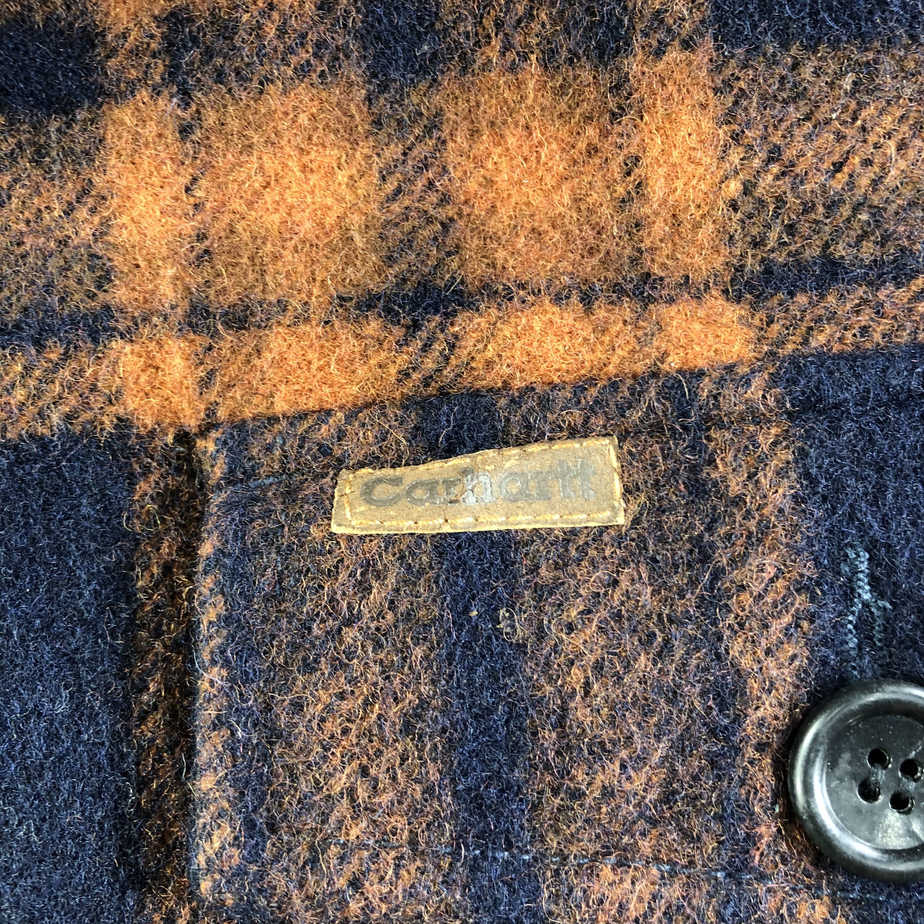 Carhartt × Vintage Vintage Carhartt Checkered Wool Jacket-M417 Size US XL / EU 56 / 4 - 5 Thumbnail