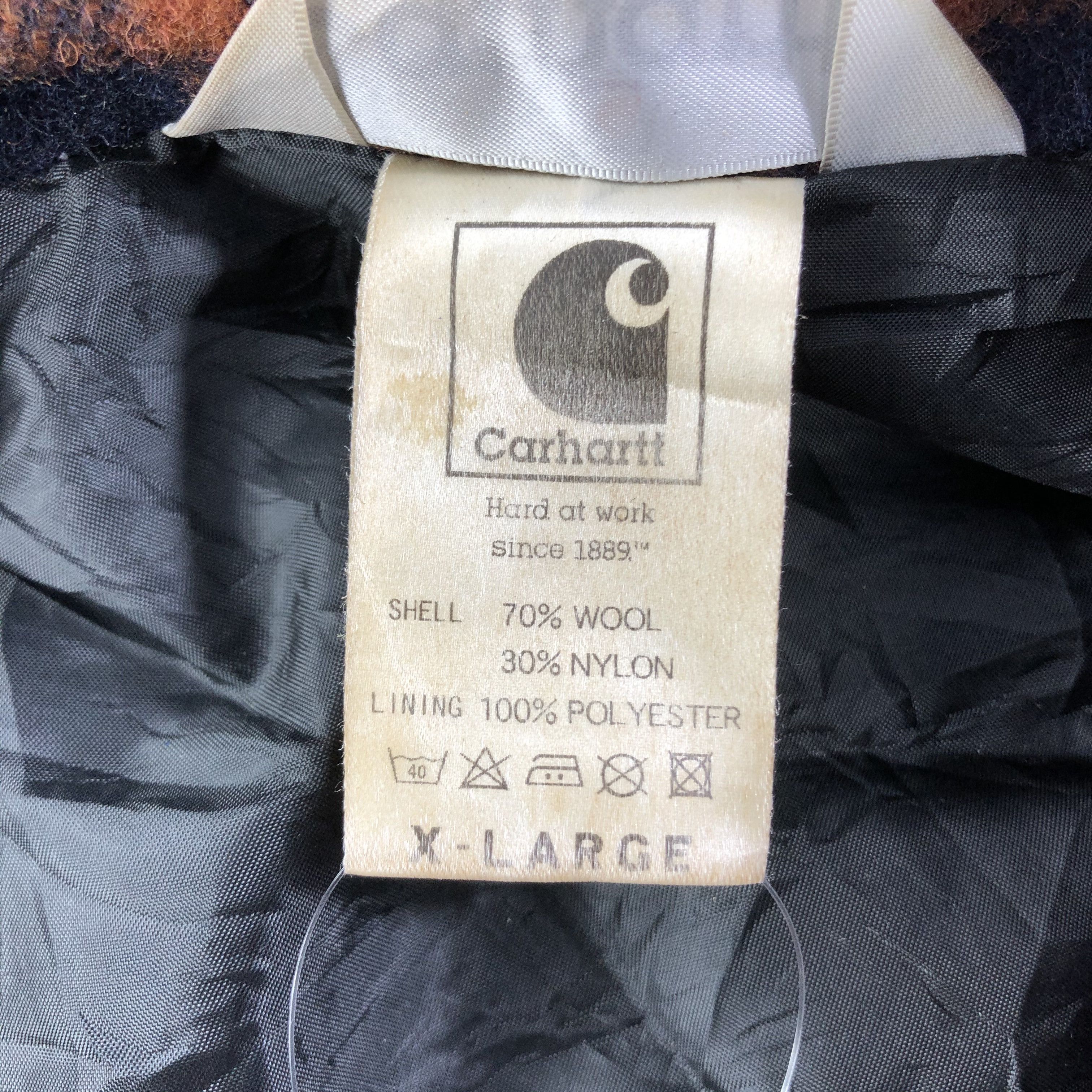 Carhartt × Vintage Vintage Carhartt Checkered Wool Jacket-M417 Size US XL / EU 56 / 4 - 7 Thumbnail