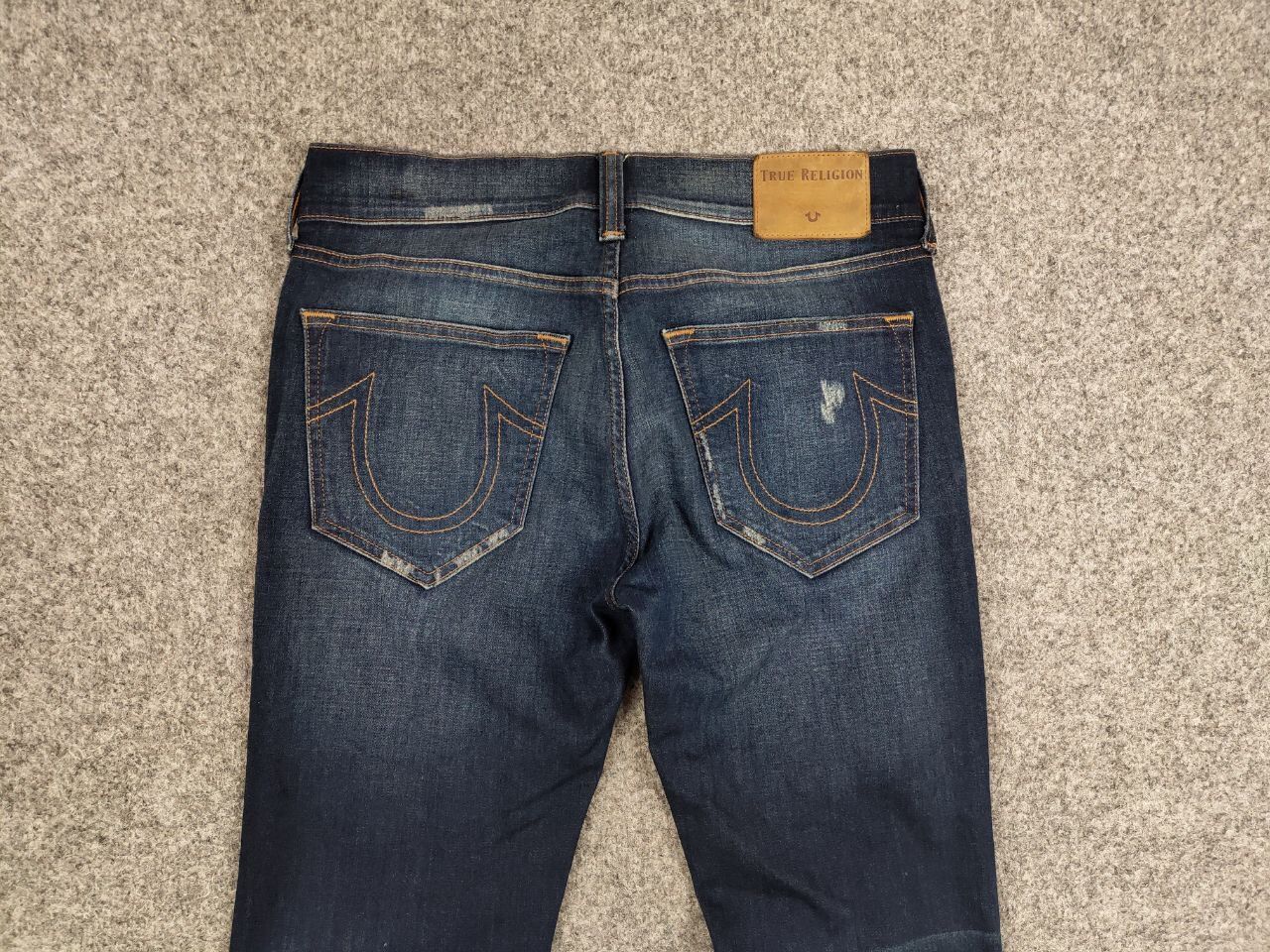 True Religion True Religion Rocco Relaxed Skinny Distressed Denim Jeans Size US 31 - 17 Thumbnail