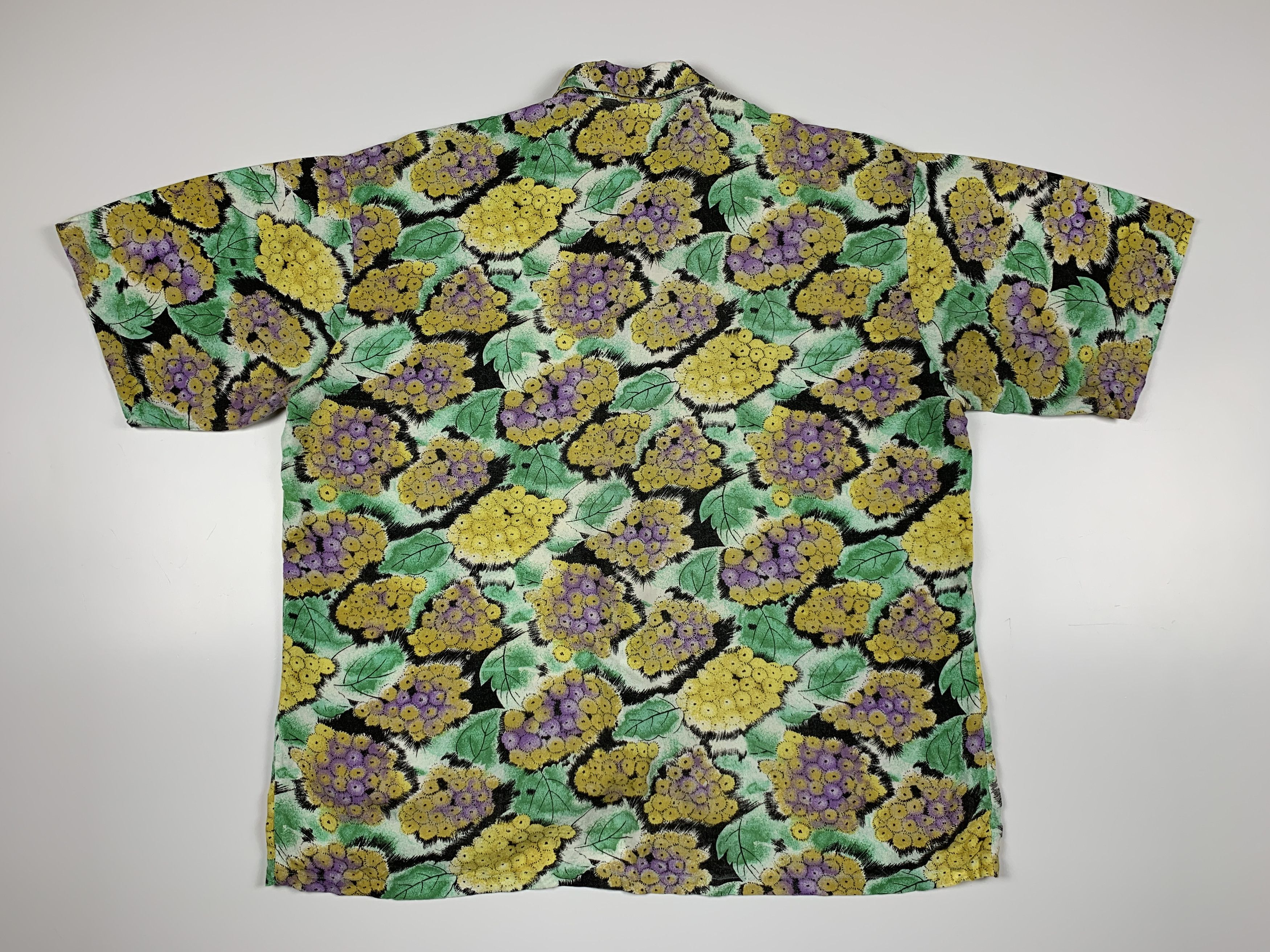 Other 90's Vintage Corniche Berries Nature Print Men's Shirt Size US XL / EU 56 / 4 - 4 Thumbnail