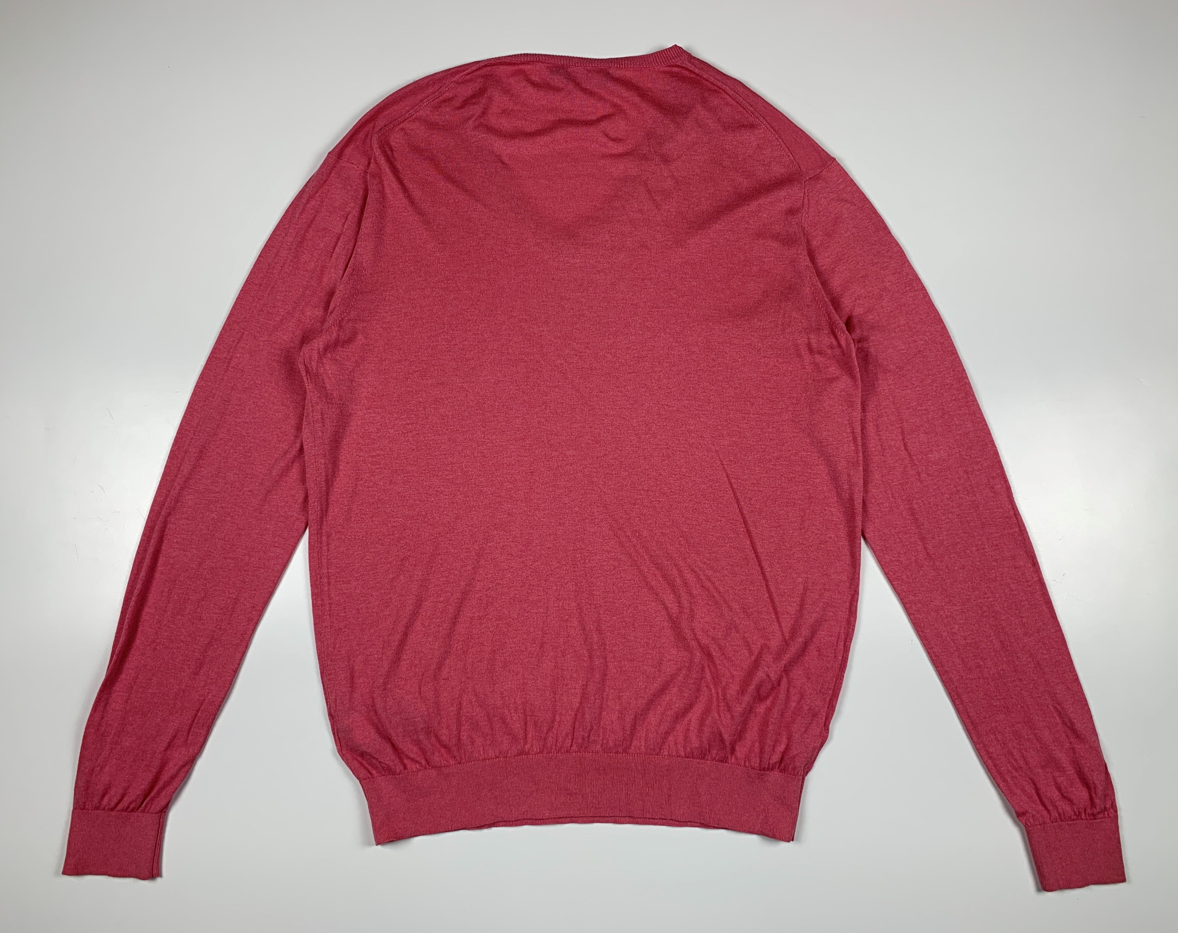 Hackett Men's Hackett London V-neck Silk Sweater Size US XXL / EU 58 / 5 - 5 Thumbnail