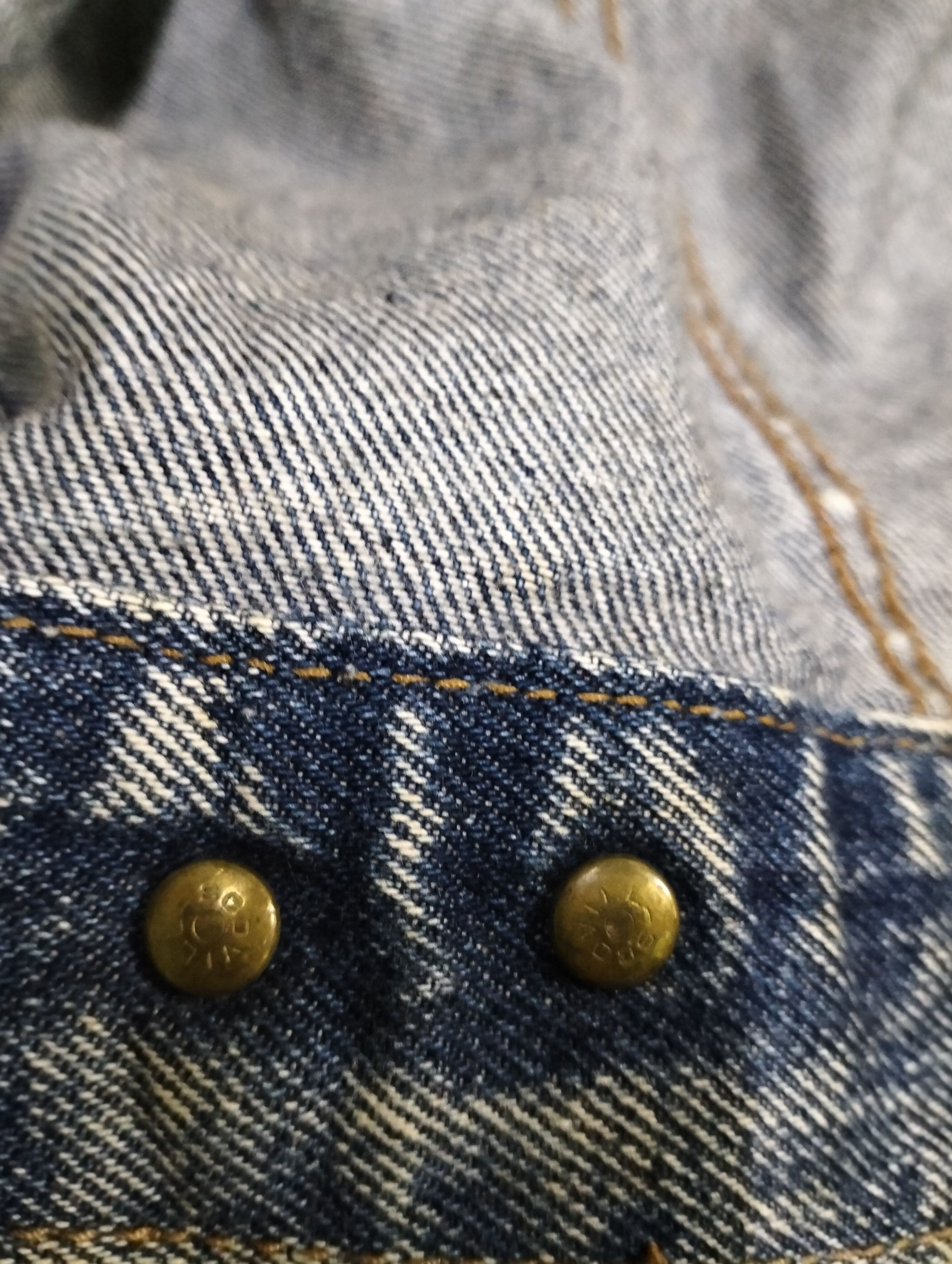 Japanese Brand 90s Checkerberry Denim Jacket Faded Design Size US M / EU 48-50 / 2 - 10 Thumbnail