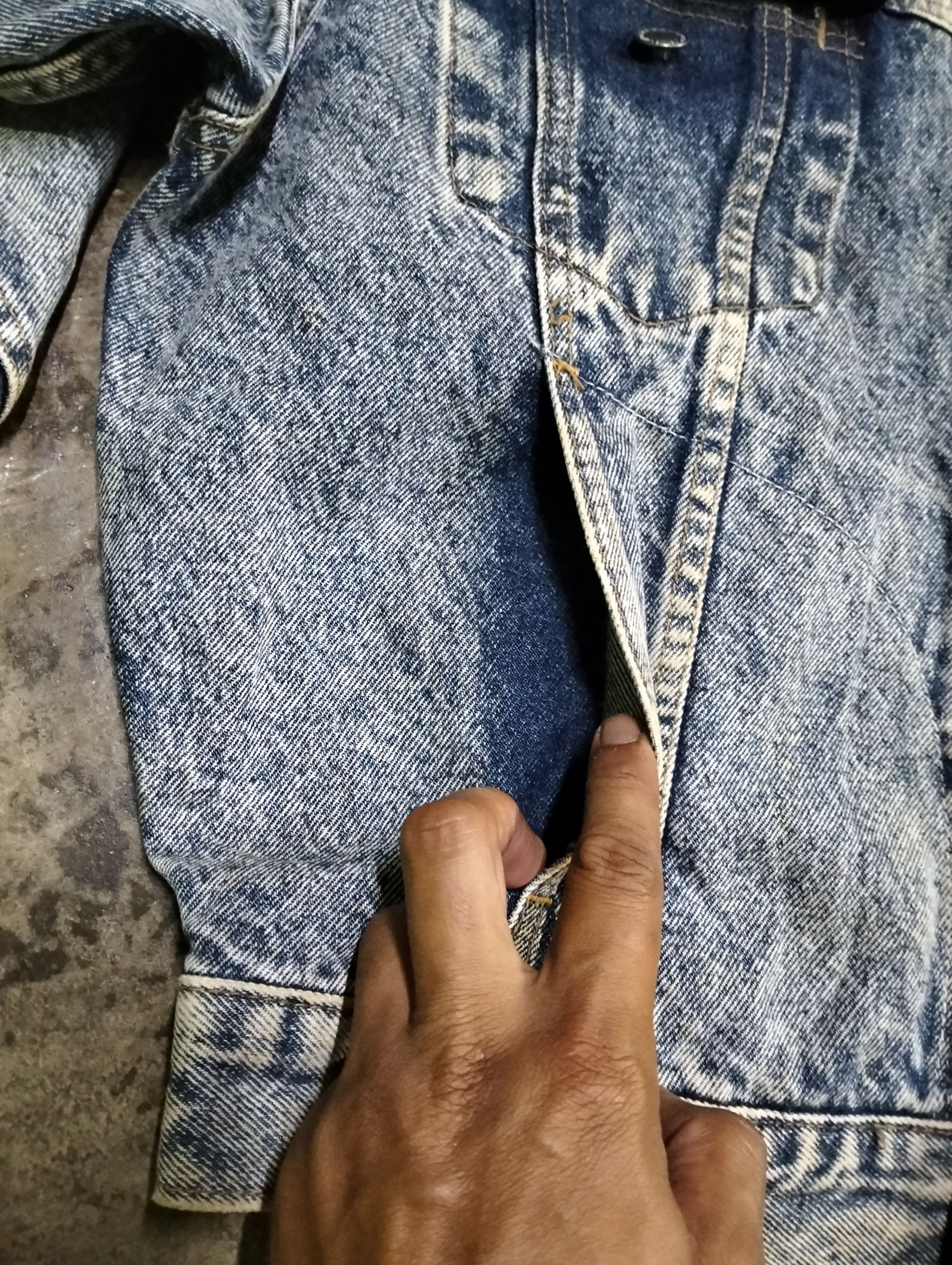 Japanese Brand 90s Checkerberry Denim Jacket Faded Design Size US M / EU 48-50 / 2 - 12 Thumbnail