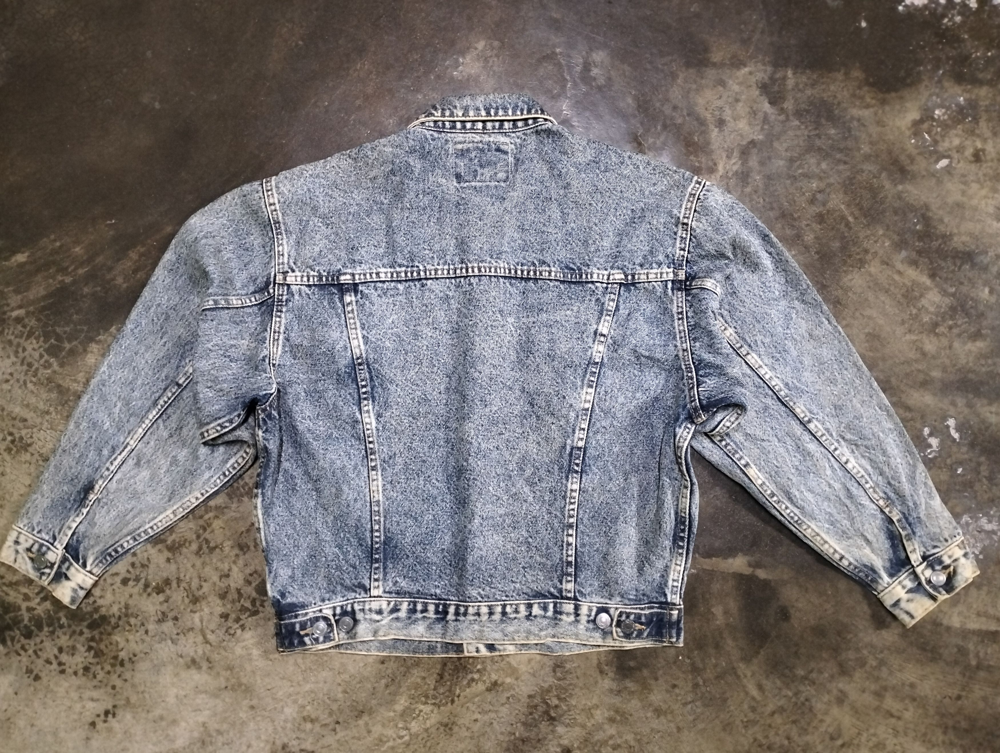 Japanese Brand 90s Checkerberry Denim Jacket Faded Design Size US M / EU 48-50 / 2 - 2 Thumbnail