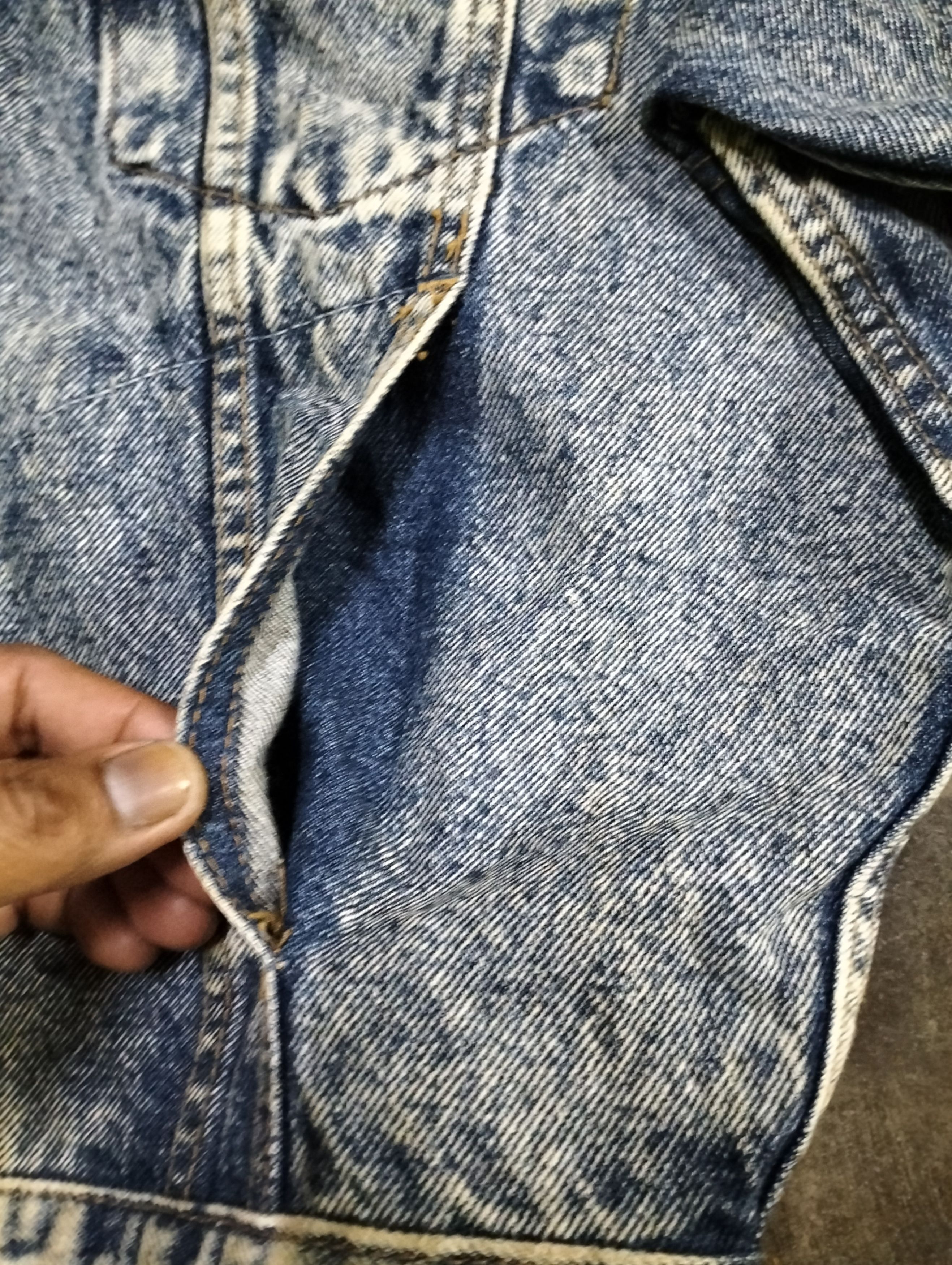 Japanese Brand 90s Checkerberry Denim Jacket Faded Design Size US M / EU 48-50 / 2 - 13 Thumbnail