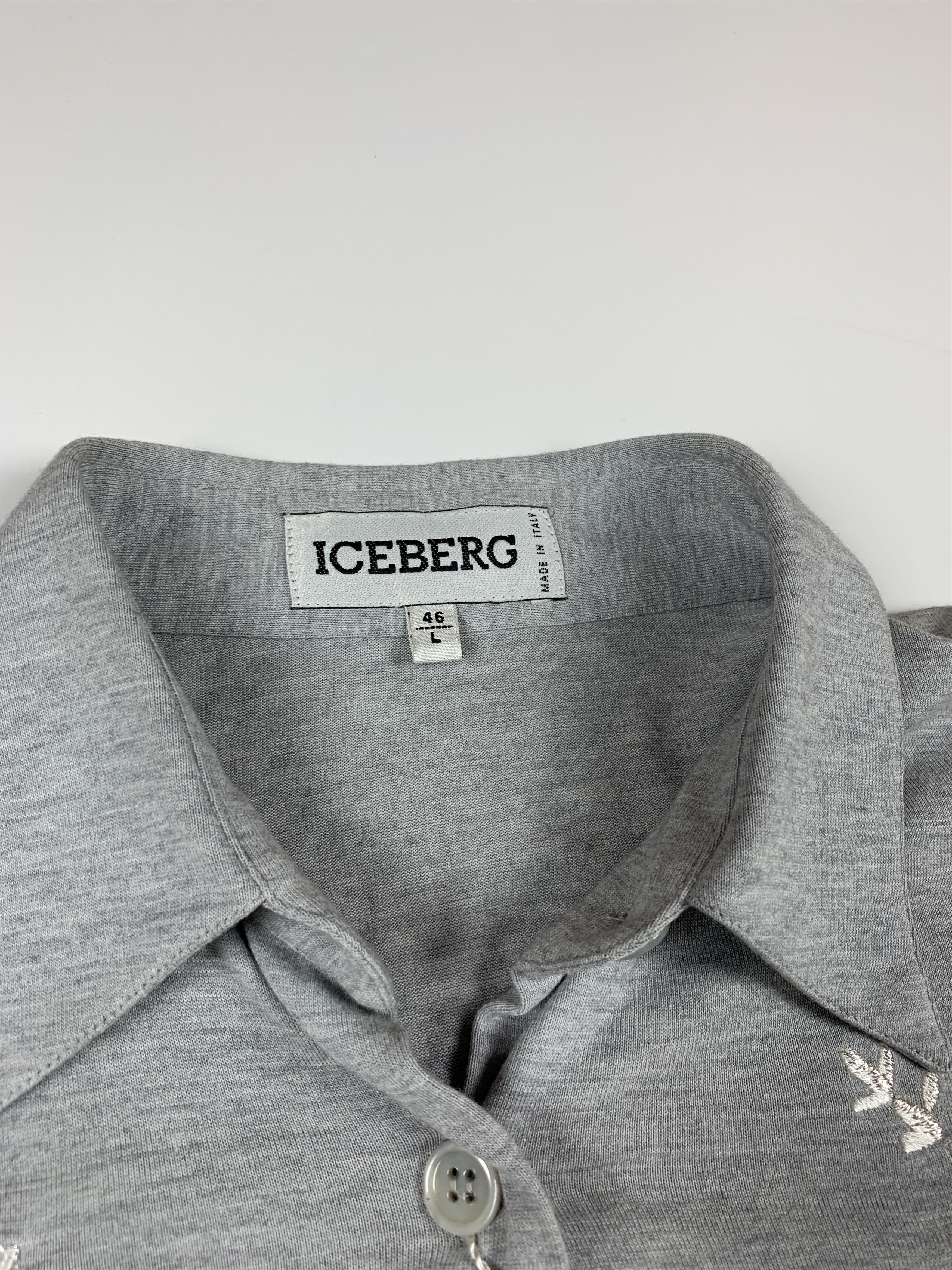 Iceberg Wmn's Iceberg 1994 Vintage Snowflakes Embroidered Shirt Size L / US 10 / IT 46 - 4 Thumbnail