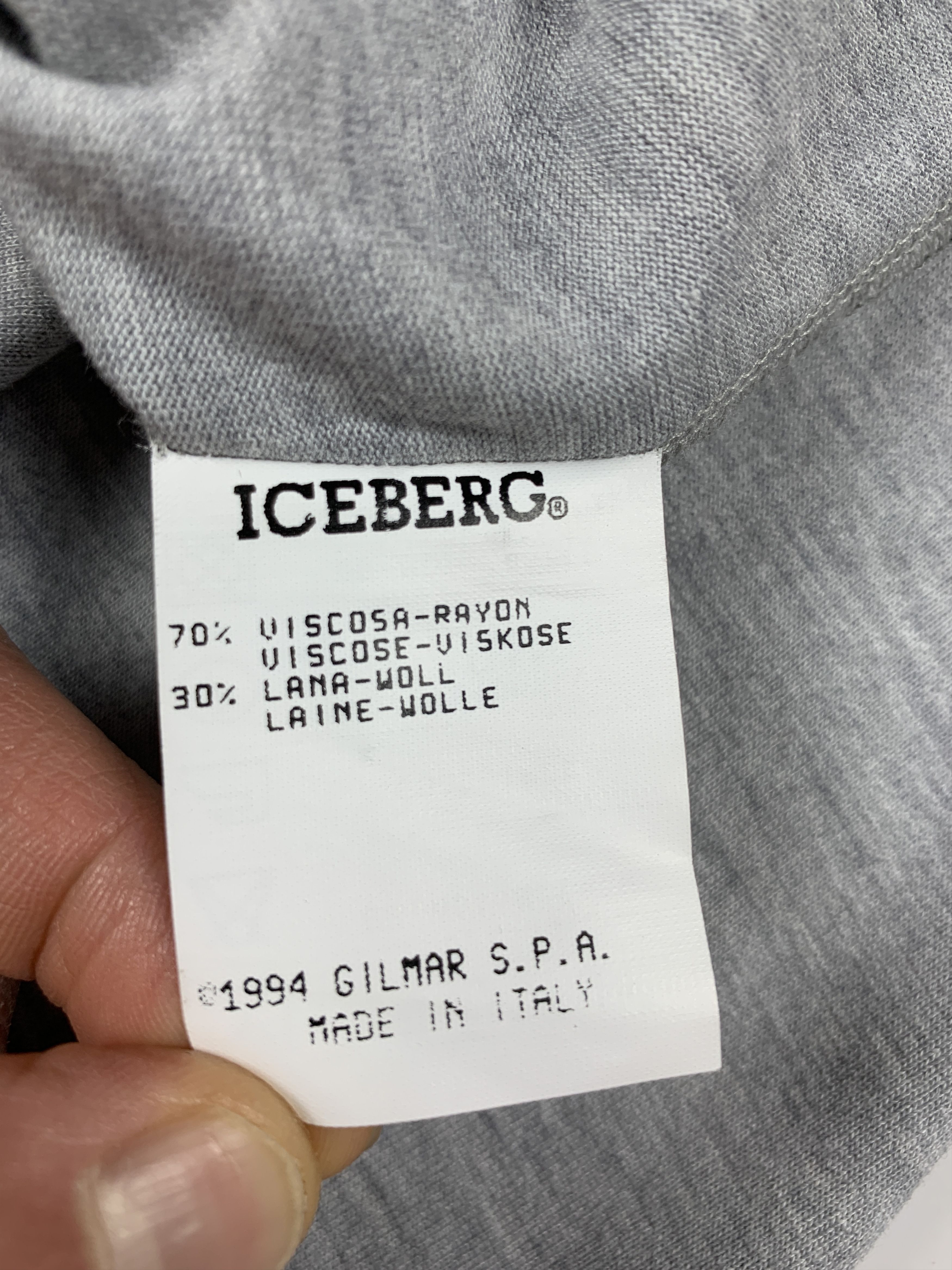 Iceberg Wmn's Iceberg 1994 Vintage Snowflakes Embroidered Shirt Size L / US 10 / IT 46 - 6 Thumbnail