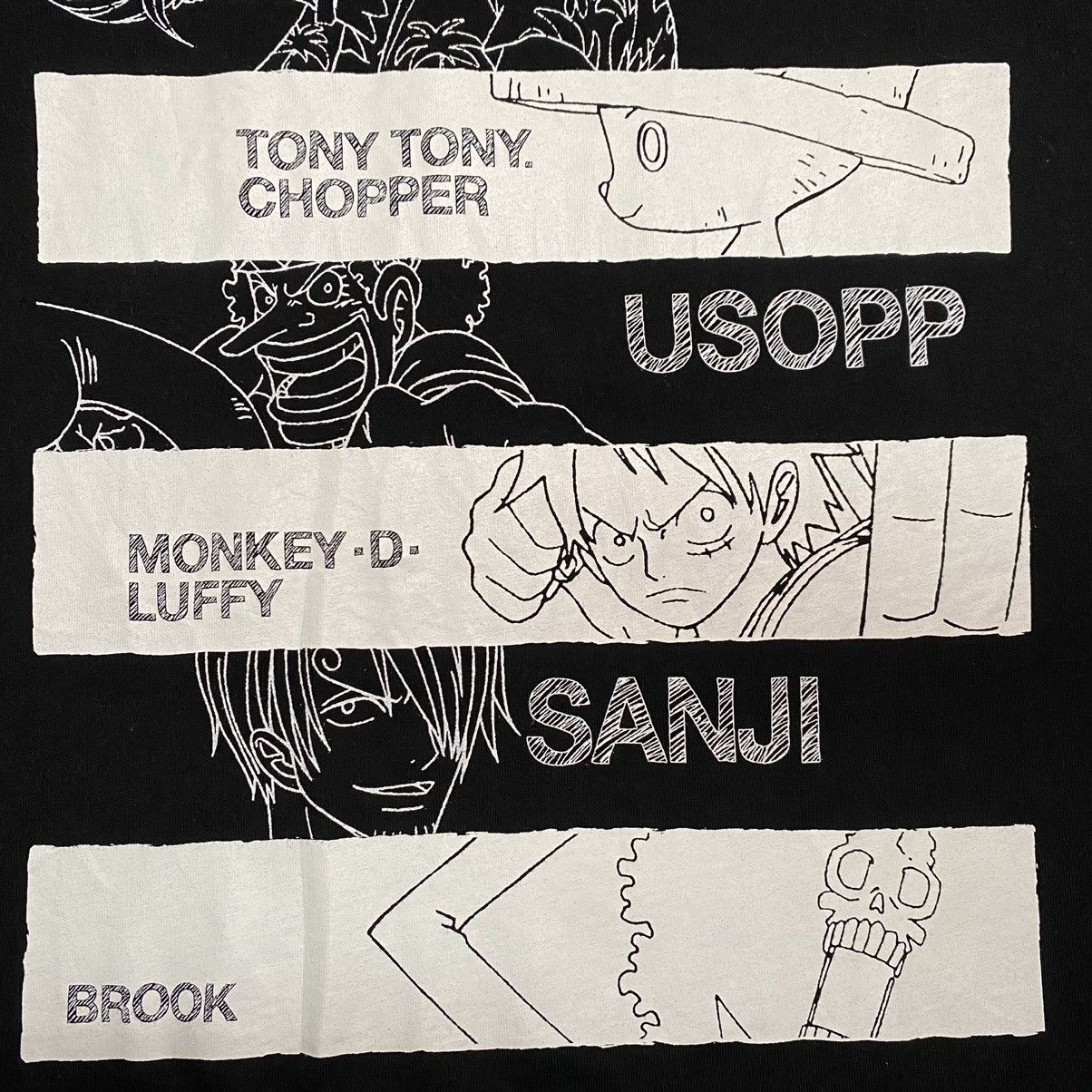 Anime × Japanese Brand × One Piece One Piece Mugiwara Crew Anime T Shirt Uniqlo Size US XL / EU 56 / 4 - 5 Thumbnail