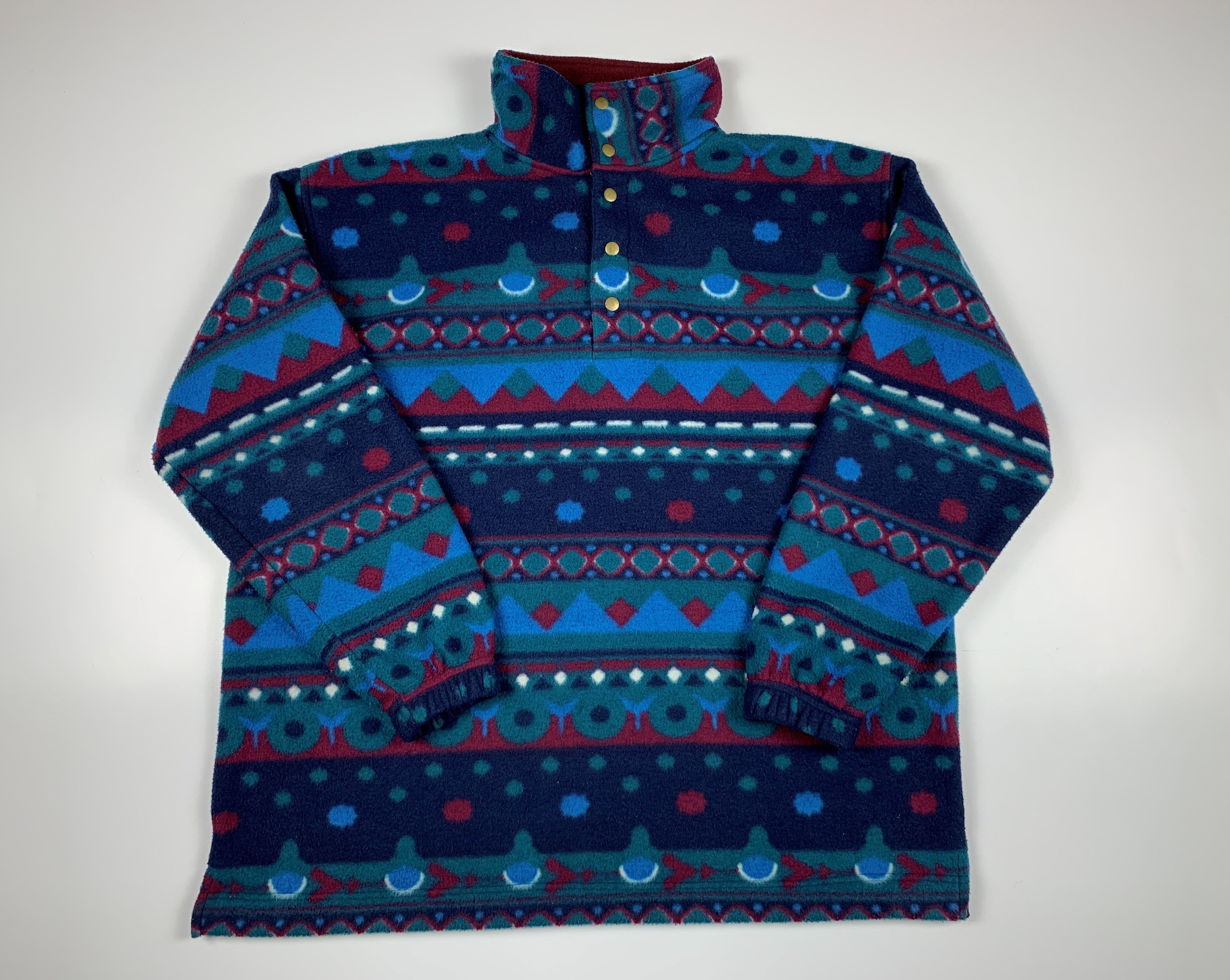 Other 90's Vintage The Flagship Men's Pullover Fleece Sweater Size US L / EU 52-54 / 3 - 2 Thumbnail