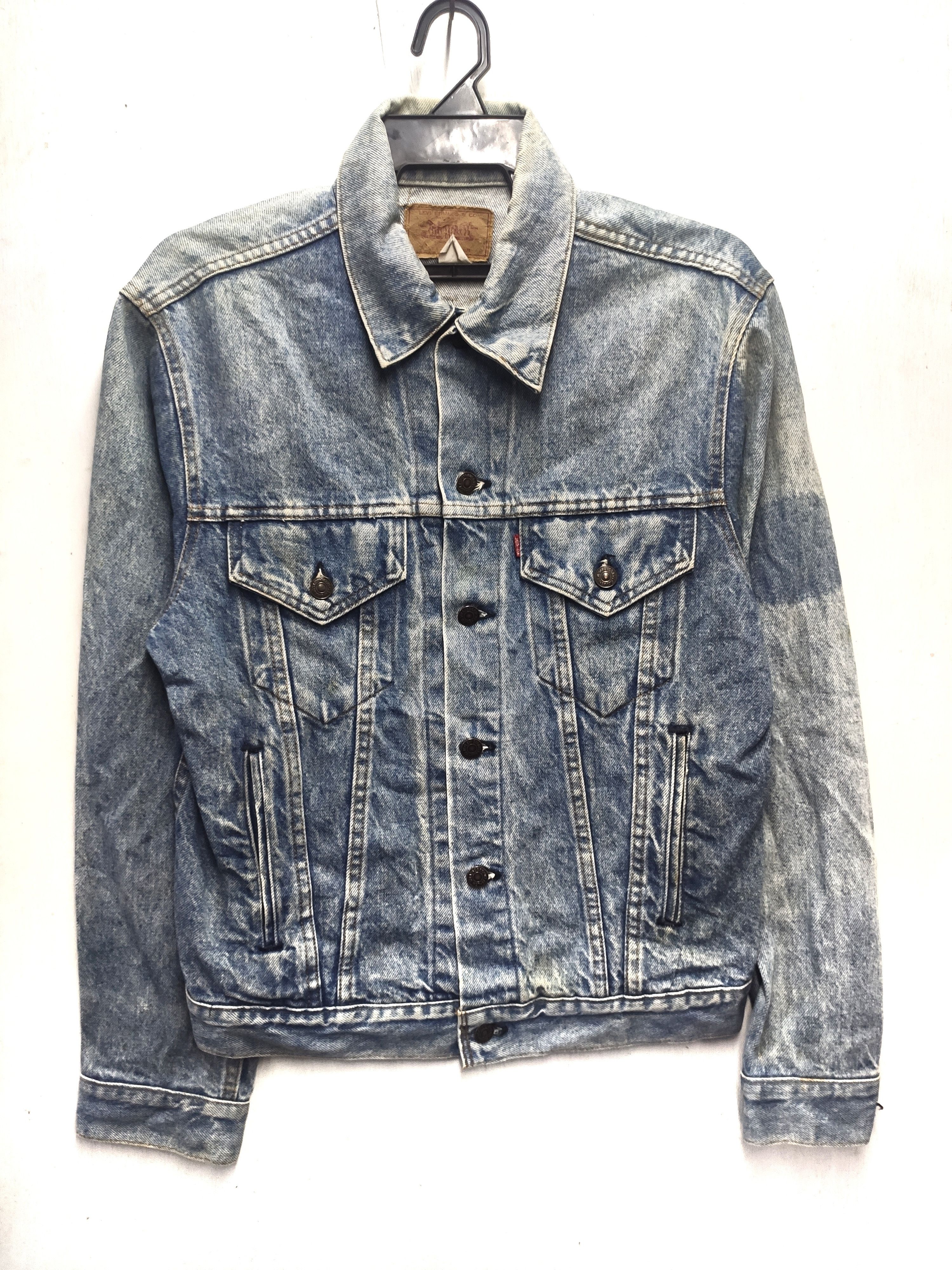 Levi's Vintage Clothing Vintage 90s Vintage Levis Denim Jacket Trucker Sun faded Size US M / EU 48-50 / 2 - 3 Thumbnail