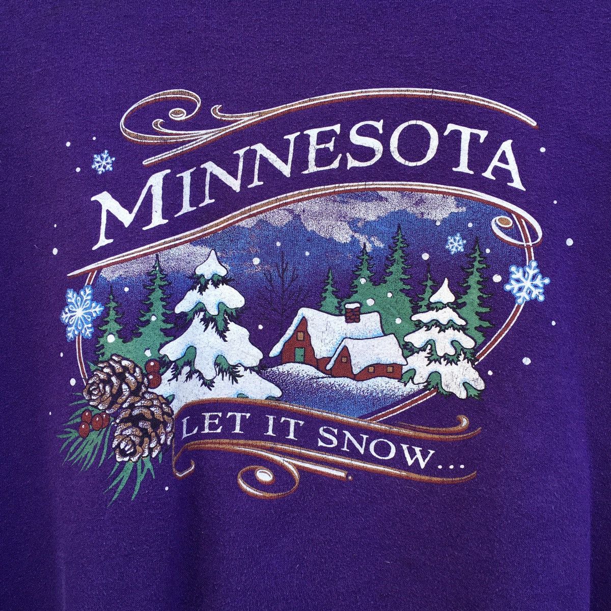 Other × Vintage Vintage Minnesota Let it Snow Animated Crewneck Sweatshirt Size US XL / EU 56 / 4 - 3 Thumbnail