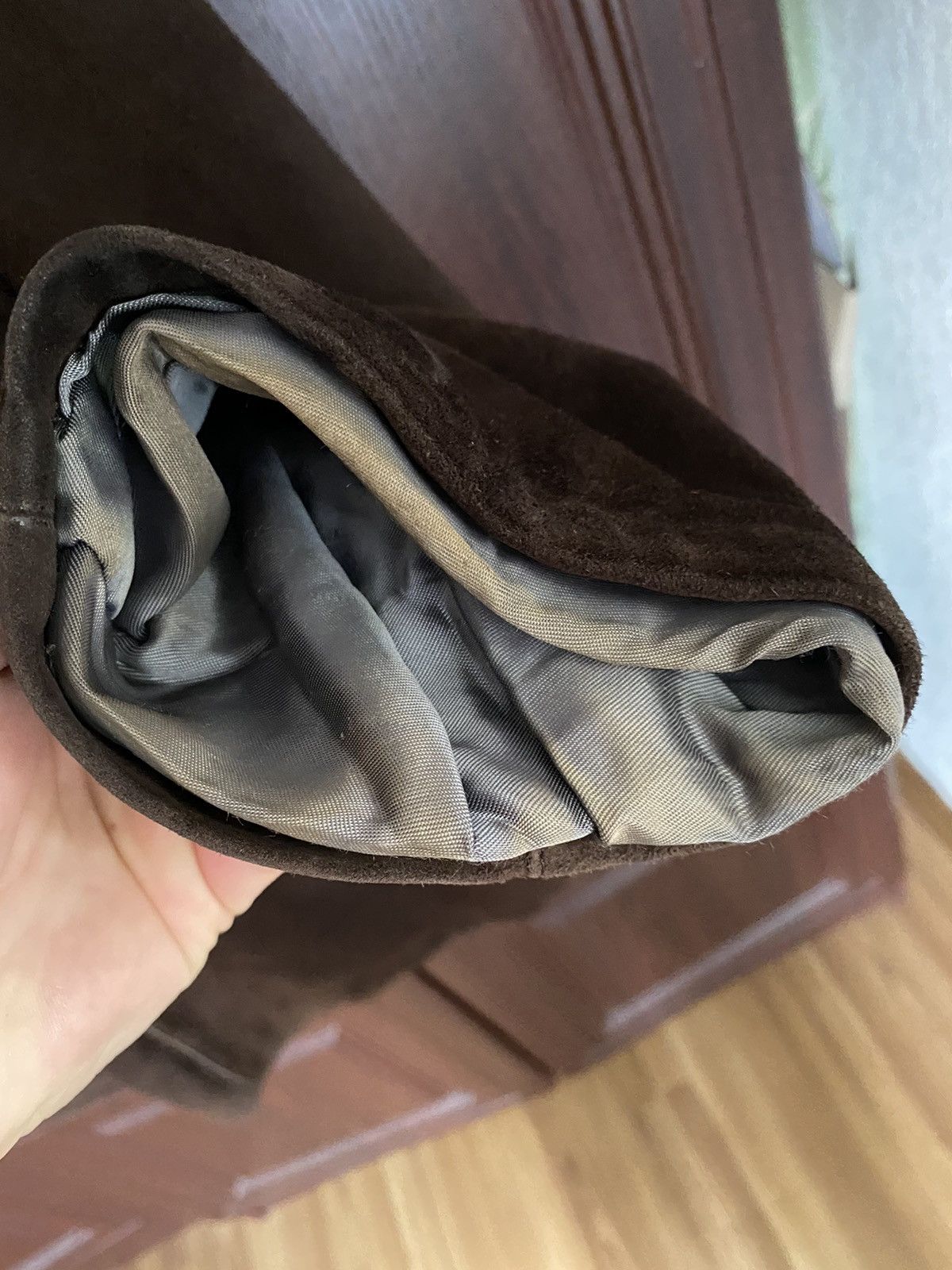 Salvatore Ferragamo Vintage Salvatore Ferragamo Leather Jacket Burberry Size 52 Size US L / EU 52-54 / 3 - 19 Thumbnail