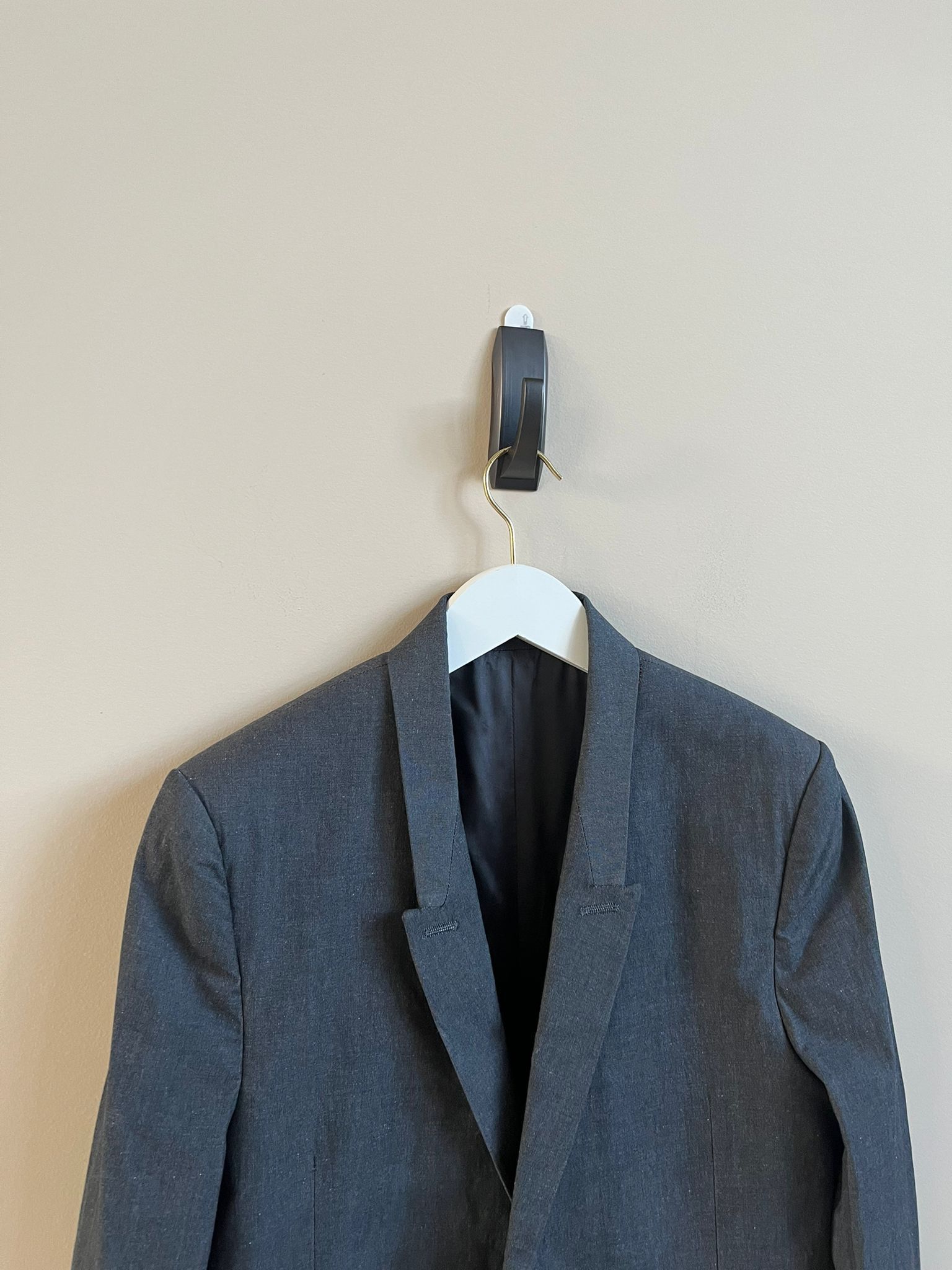 Rick Owens SS19 Long Blazer Jacket in Black Natural (LOOKS GREY) Size US M / EU 48-50 / 2 - 3 Thumbnail