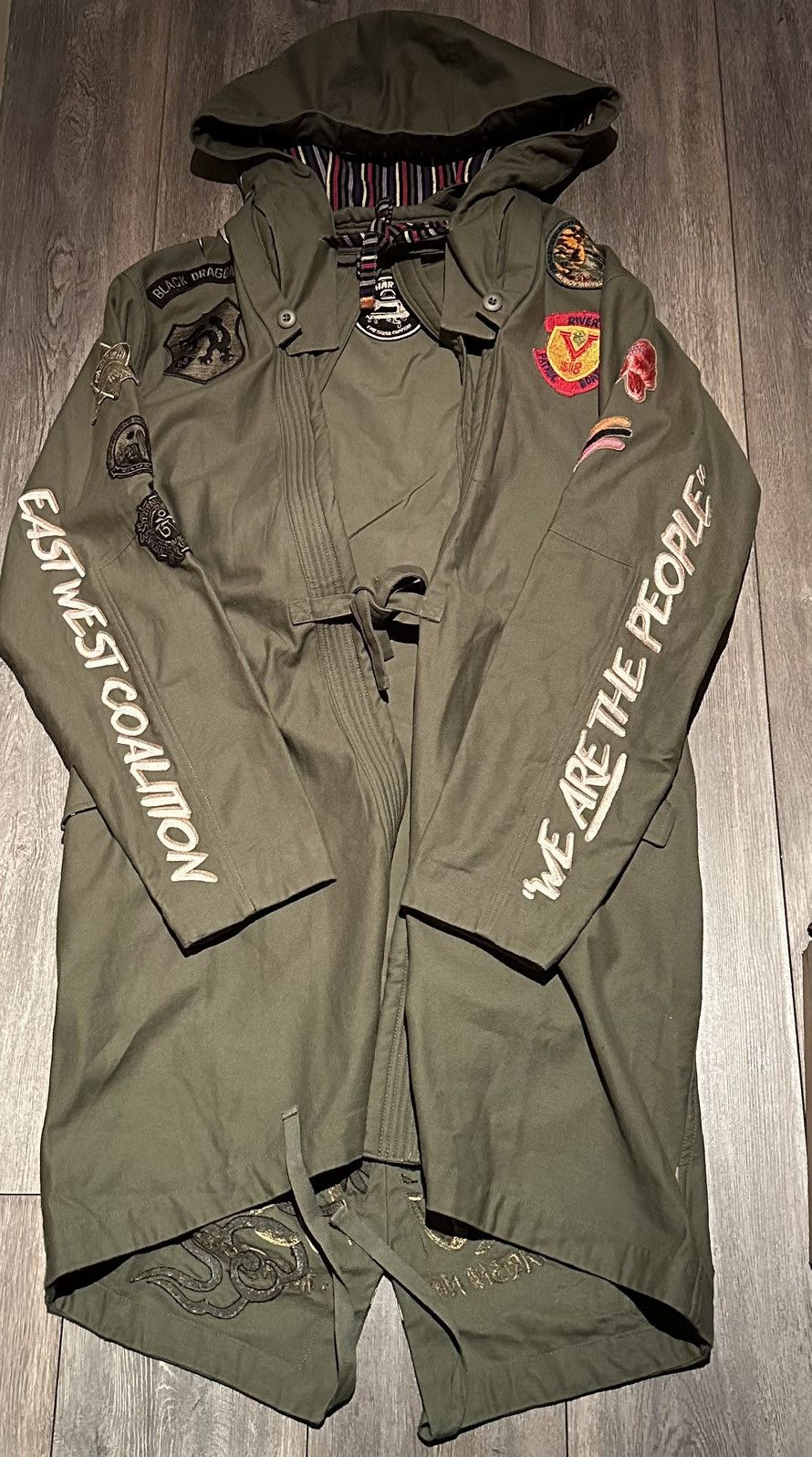 Brand New Maharishi Pearl Dragon Fishtail Jacket Size L