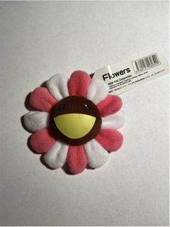 Takashi+Murakami+Kaikai+Kiki+Flower+Mascot+Strap+Pin+Badge+Rainbow+8cm for  sale online