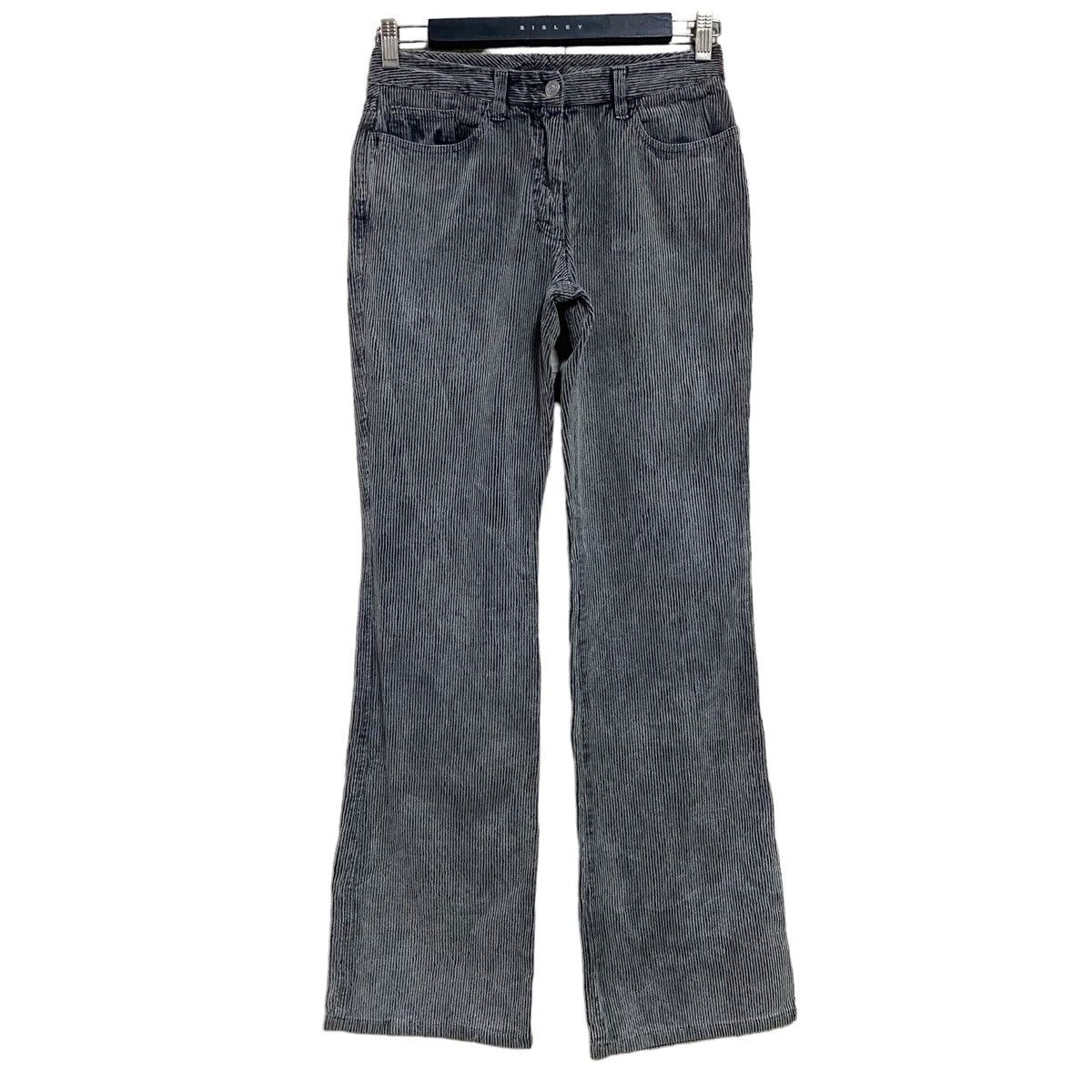 Dolce & Gabbana Dolce&gabbana Grey Velvet Flare Pants Size 27" / US 4 / IT 40 - 3 Thumbnail
