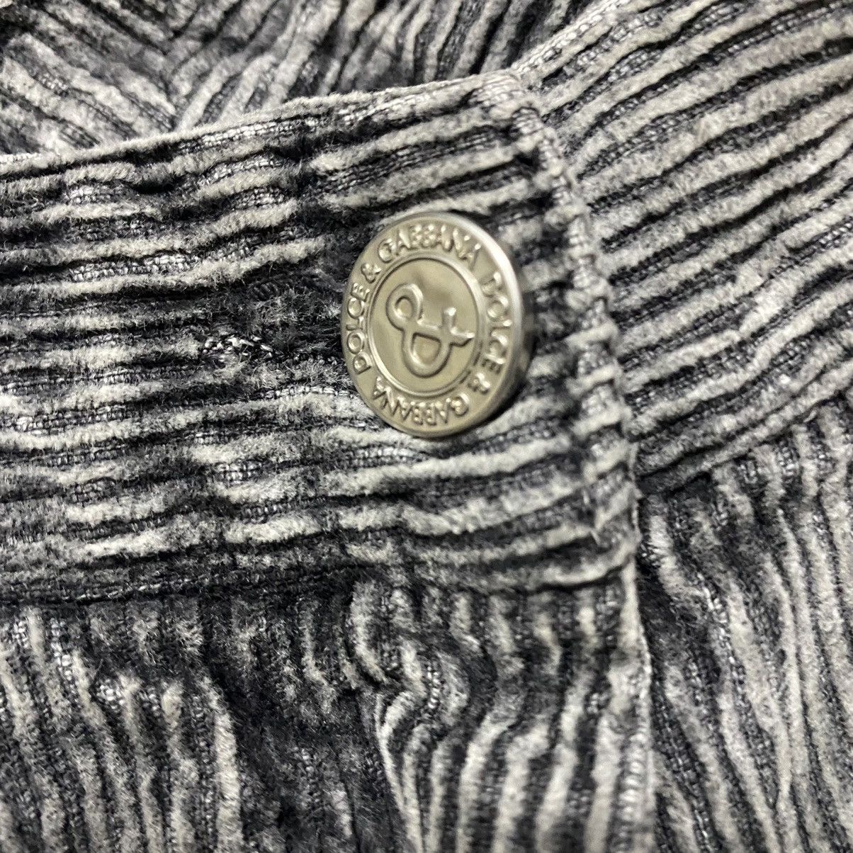 Dolce & Gabbana Dolce&gabbana Grey Velvet Flare Pants Size 27" / US 4 / IT 40 - 9 Thumbnail