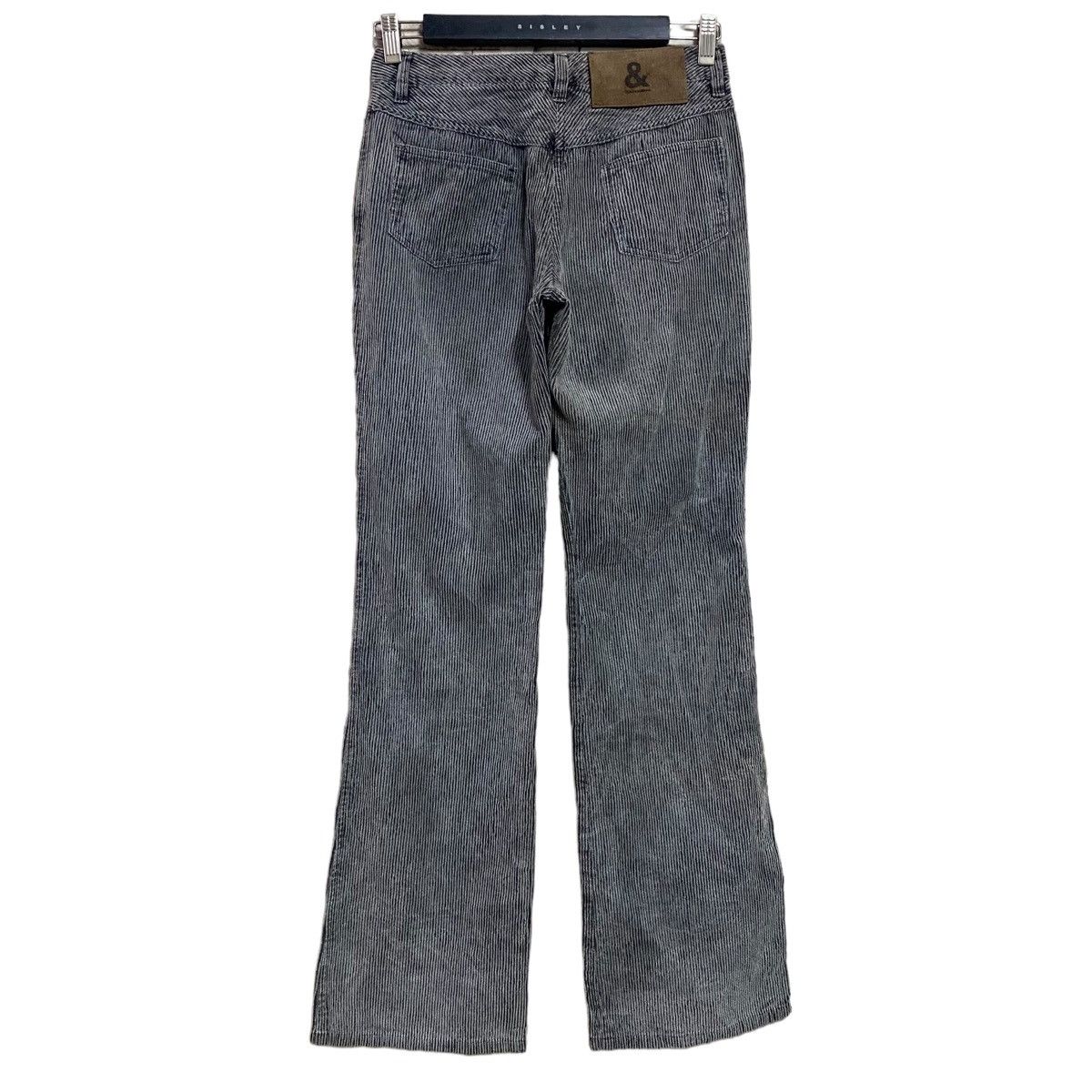 Dolce & Gabbana Dolce&gabbana Grey Velvet Flare Pants Size 27" / US 4 / IT 40 - 1 Thumbnail