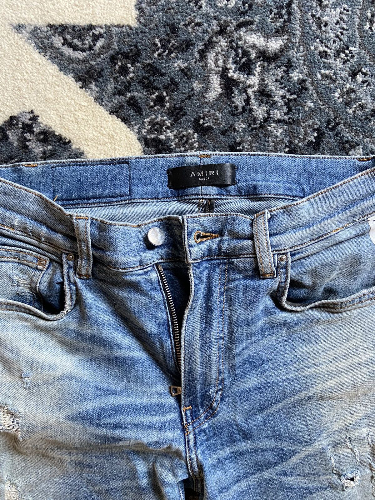Amiri Amiri Track Denim Jeans Size US 29 - 5 Thumbnail