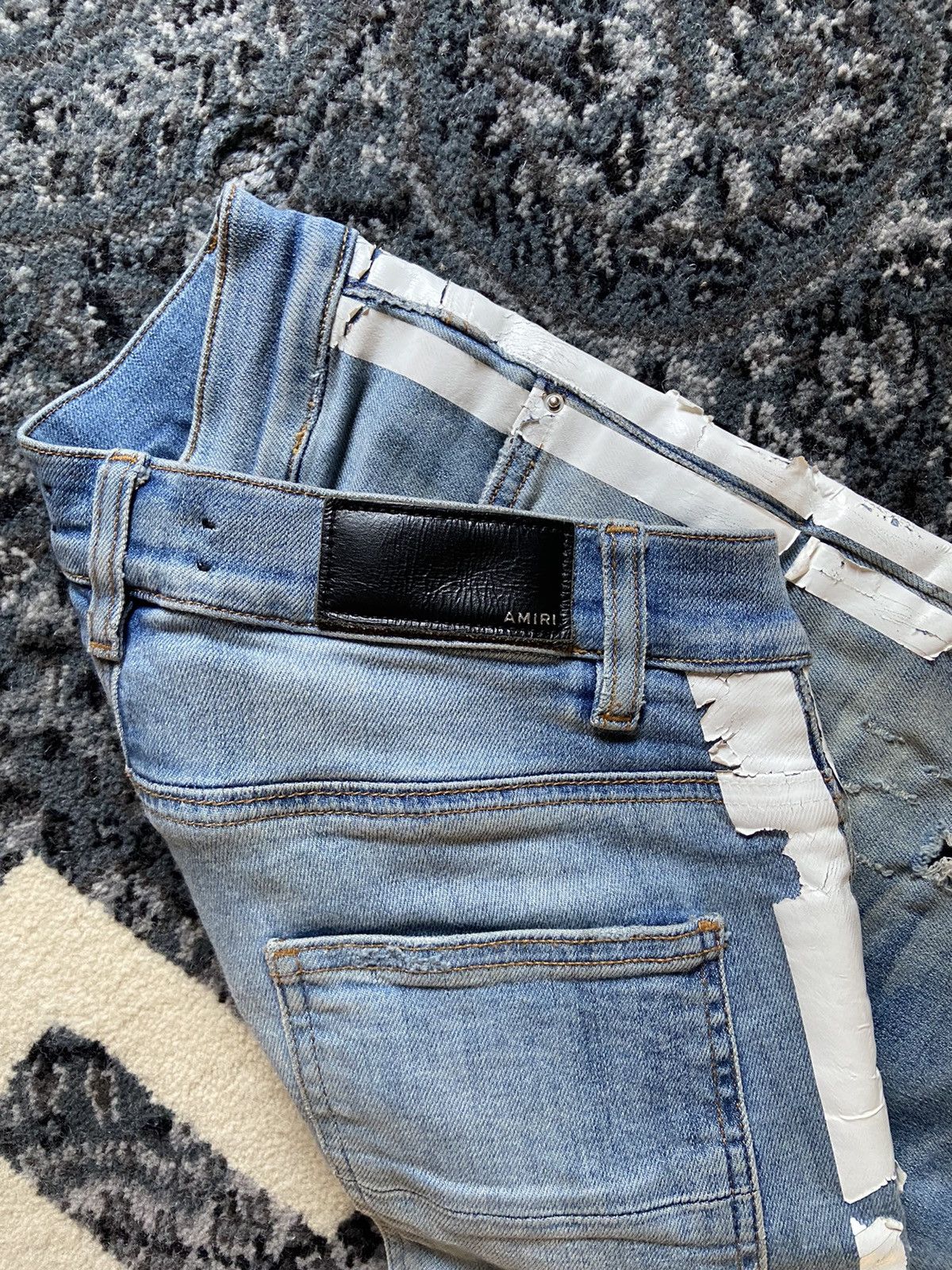 Amiri Amiri Track Denim Jeans Size US 29 - 6 Thumbnail