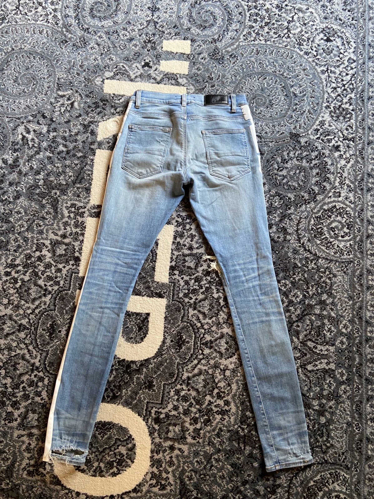 Amiri Amiri Track Denim Jeans Size US 29 - 4 Thumbnail