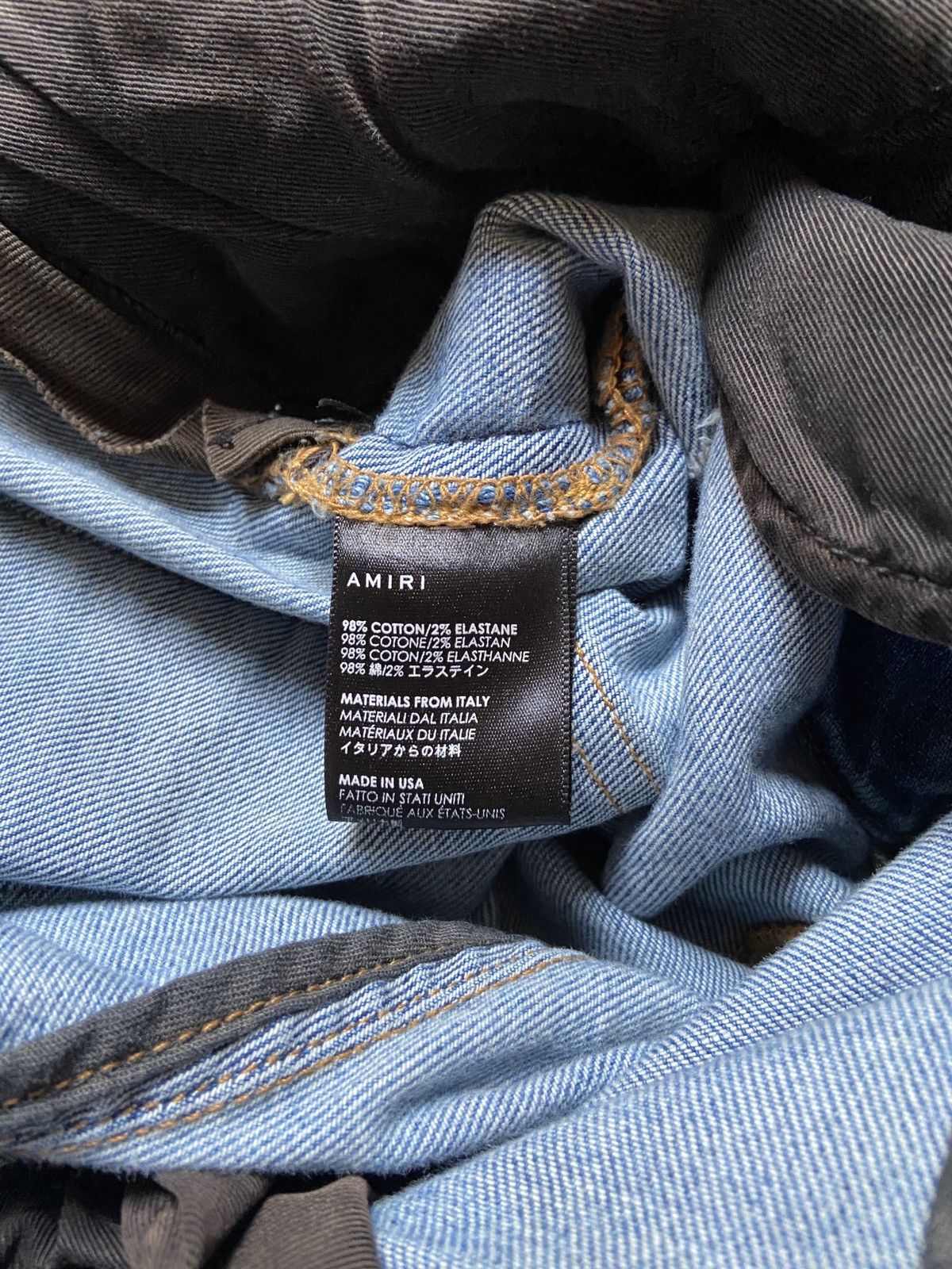 Amiri Amiri Track Denim Jeans Size US 29 - 7 Thumbnail