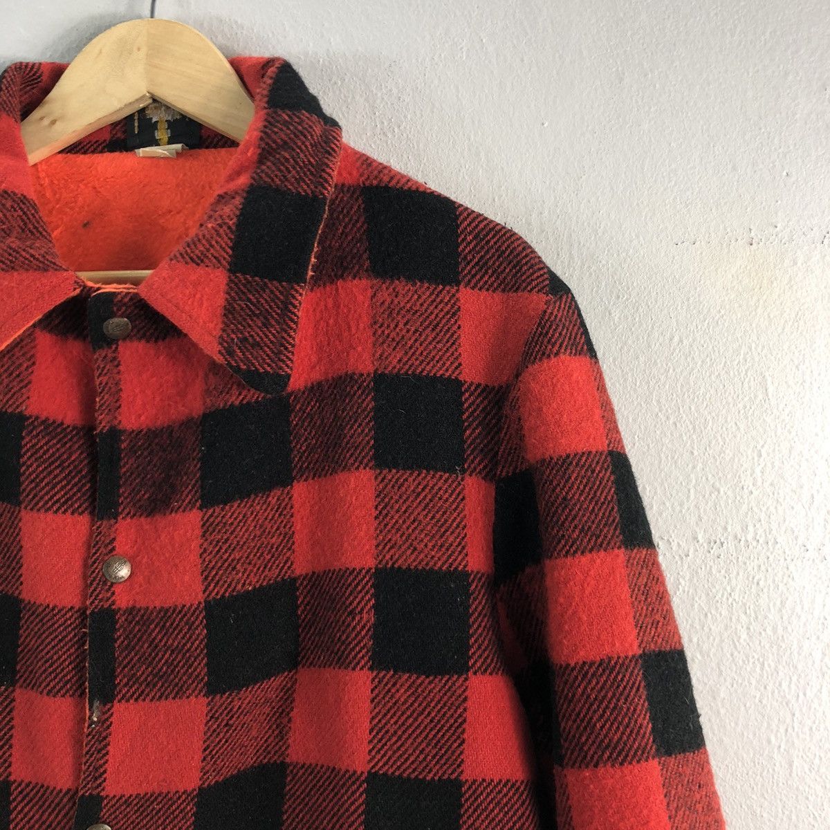 Vintage 60s Thermo King Checkered Wool Hunting Style Jacket