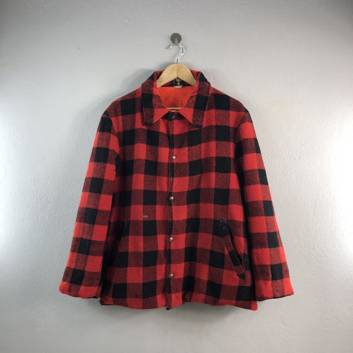 ジャケット・アウター 60s- winter king check wool jacket 60s- winter king check wool jacket
