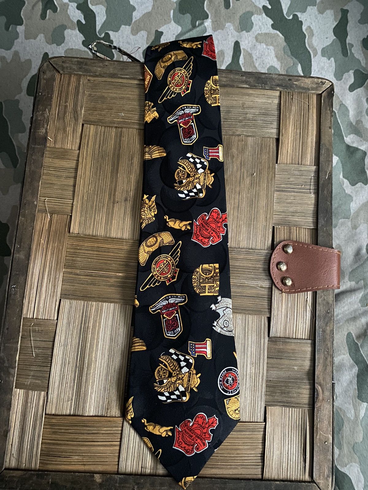 harley davidson neck tie