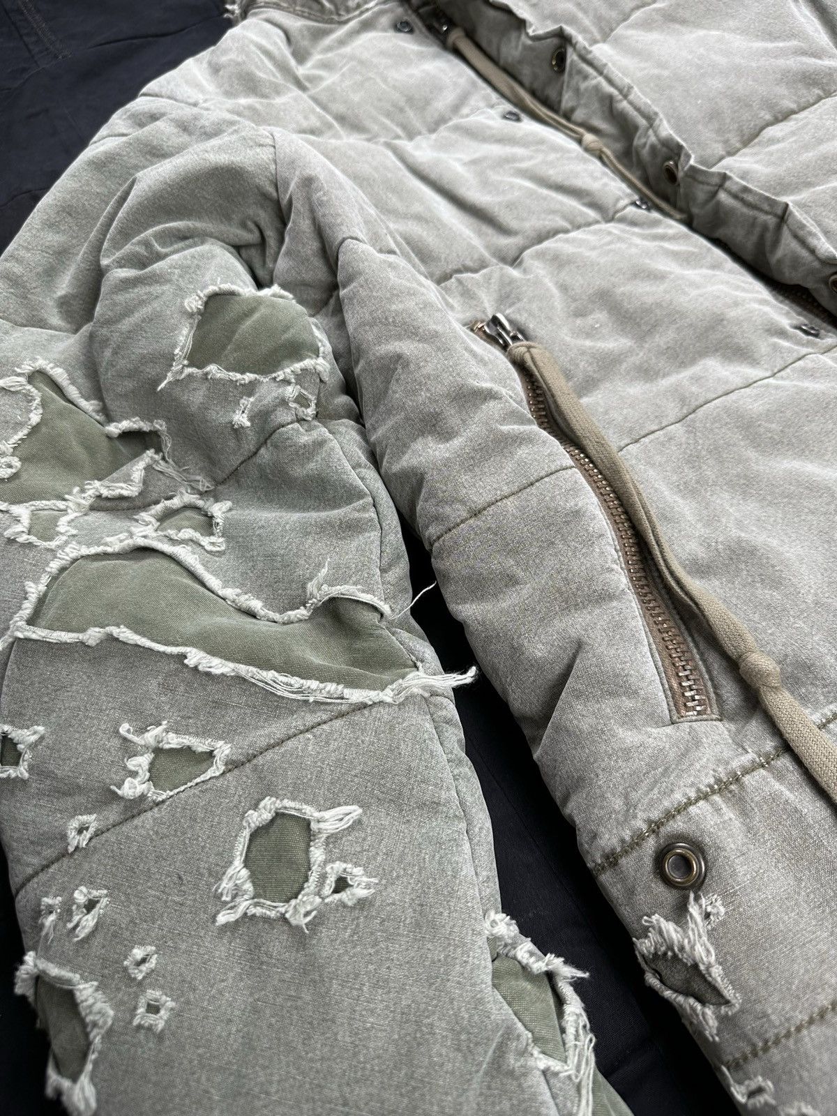 Greg Lauren FW17 Destroyed Tent Puffer Size US M / EU 48-50 / 2 - 2 Thumbnail