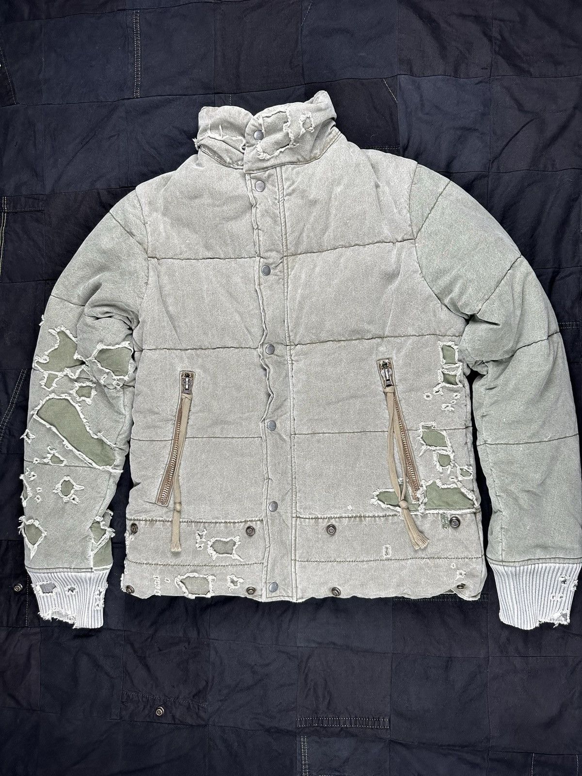 Greg Lauren FW17 Destroyed Tent Puffer Size US M / EU 48-50 / 2 - 1 Thumbnail