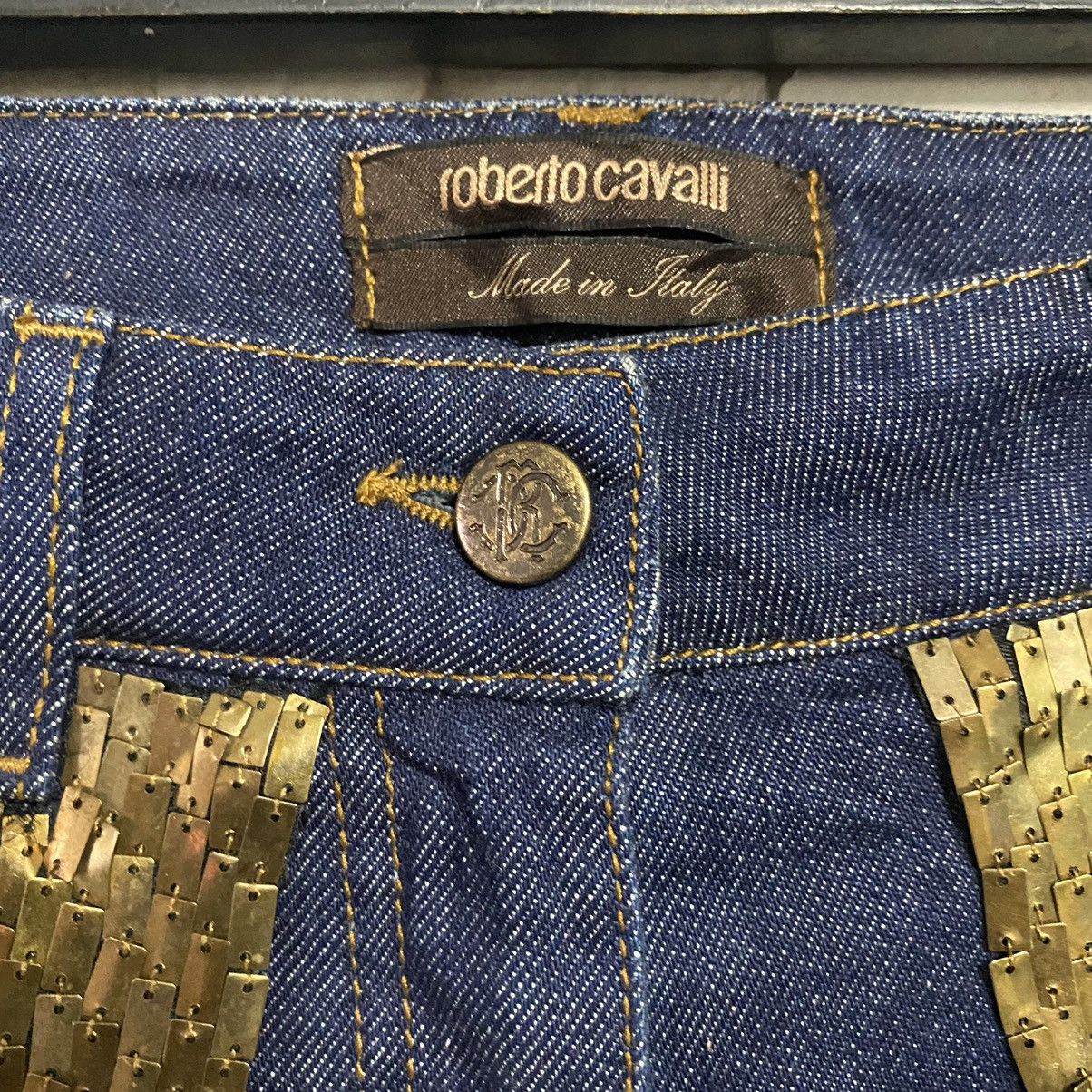Roberto Cavalli Roberto Cavalli Sequin Skinny Jeans Size 28" / US 6 / IT 42 - 11 Thumbnail