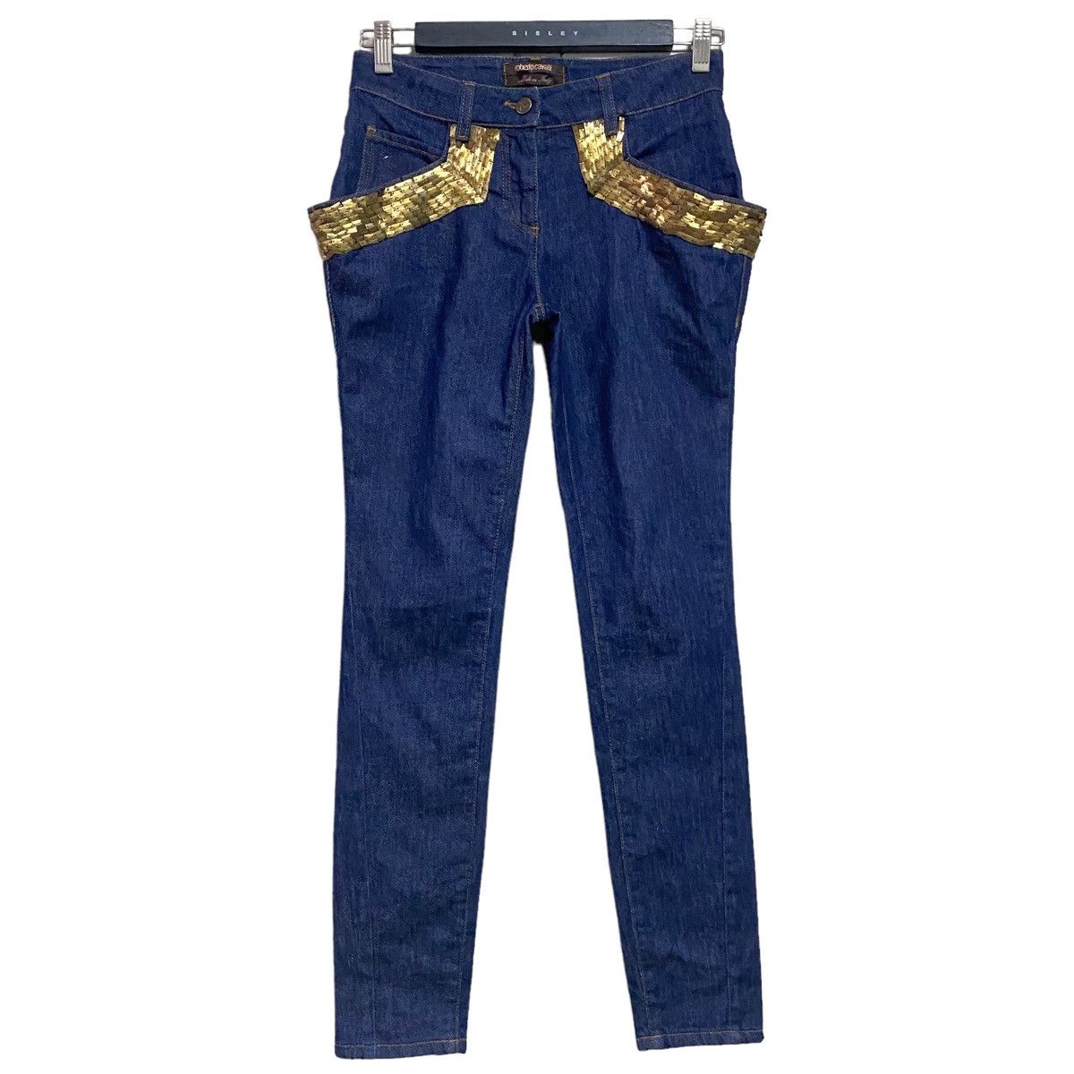 Roberto Cavalli Roberto Cavalli Sequin Skinny Jeans Size 28" / US 6 / IT 42 - 1 Thumbnail