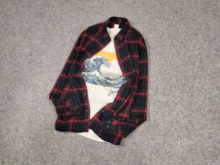 Flannel Vintage Flannel Shirt Travis Scott Style Streetwear Hype Size US M / EU 48-50 / 2 - 3 Thumbnail