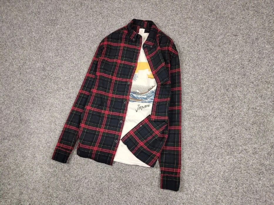 Flannel Vintage Flannel Shirt Travis Scott Style Streetwear Hype Size US M / EU 48-50 / 2 - 4 Thumbnail