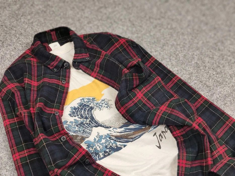 Flannel Vintage Flannel Shirt Travis Scott Style Streetwear Hype Size US M / EU 48-50 / 2 - 7 Thumbnail