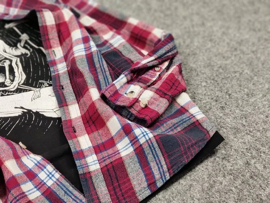 Flannel Vintage Flannel Shirt Checkered Travis Scott Style Hype Size US L / EU 52-54 / 3 - 7 Thumbnail