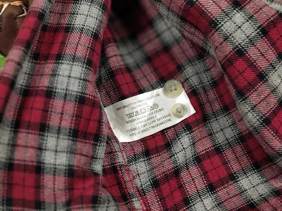 Flannel Vintage Flannel Shirt Checkered Travis Scott Style Hype Size US L / EU 52-54 / 3 - 10 Thumbnail