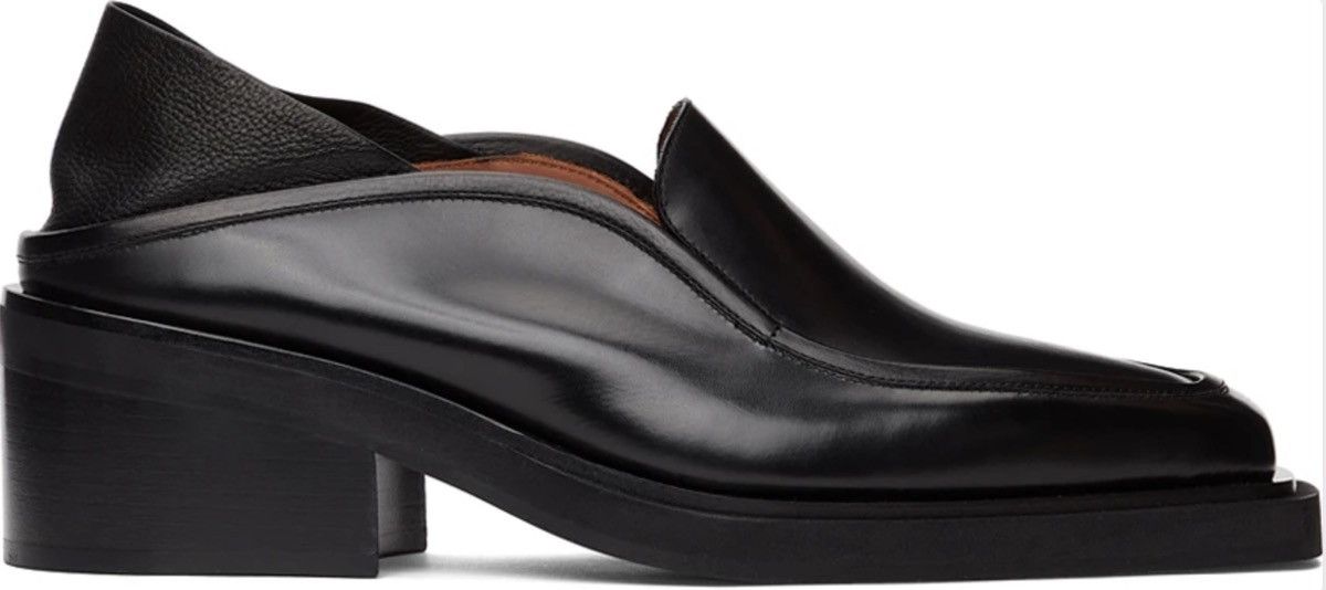 image of Yproject Black Wide Platform Loafer, Men's (Size 7)