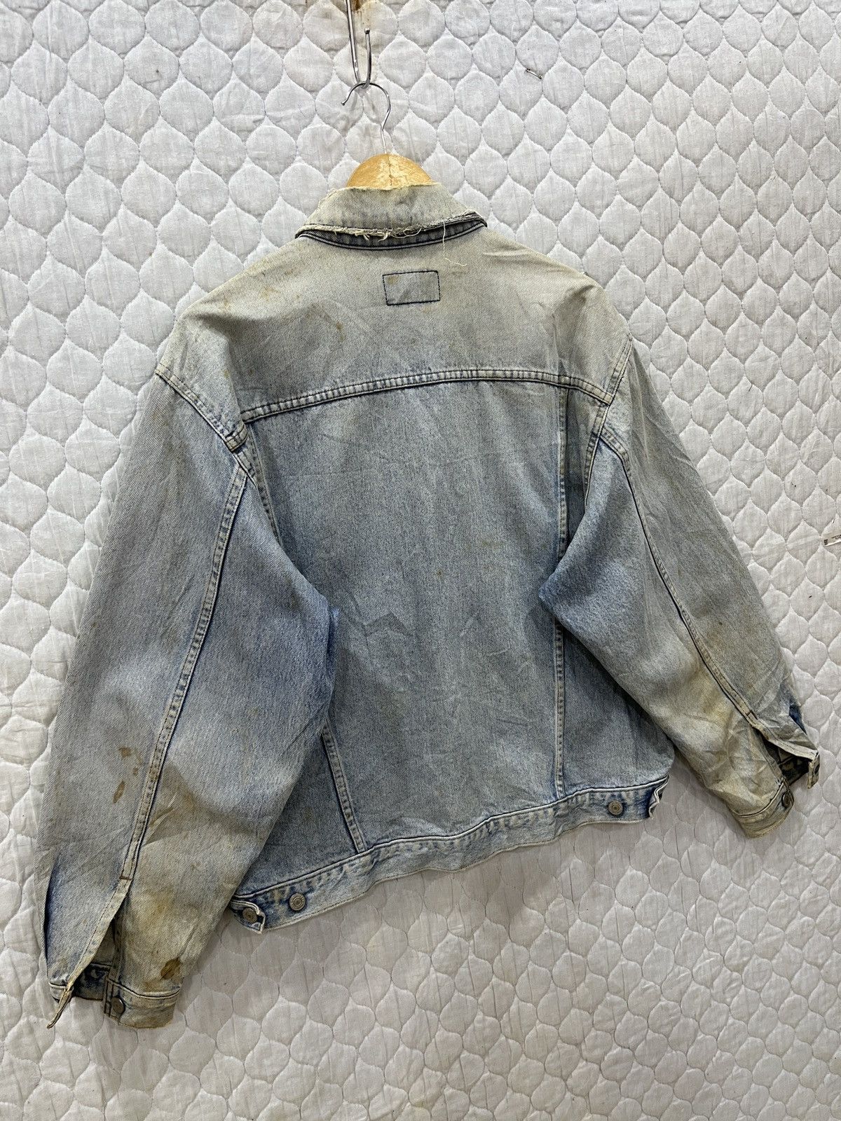 Levi's (Bbb). VINTAGE LEVIS ORANGE TAB DENIM JACKET Size US L / EU 52-54 / 3 - 6 Thumbnail