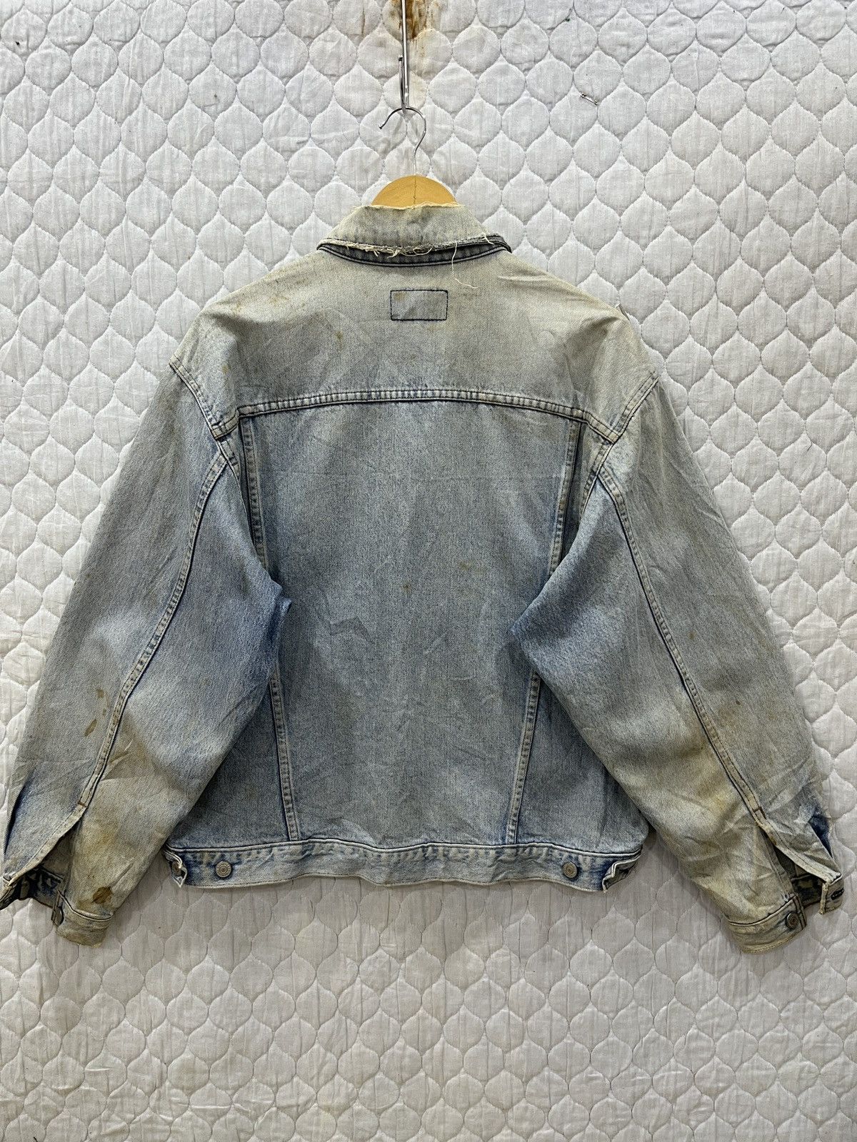 Levi's (Bbb). VINTAGE LEVIS ORANGE TAB DENIM JACKET Size US L / EU 52-54 / 3 - 4 Thumbnail