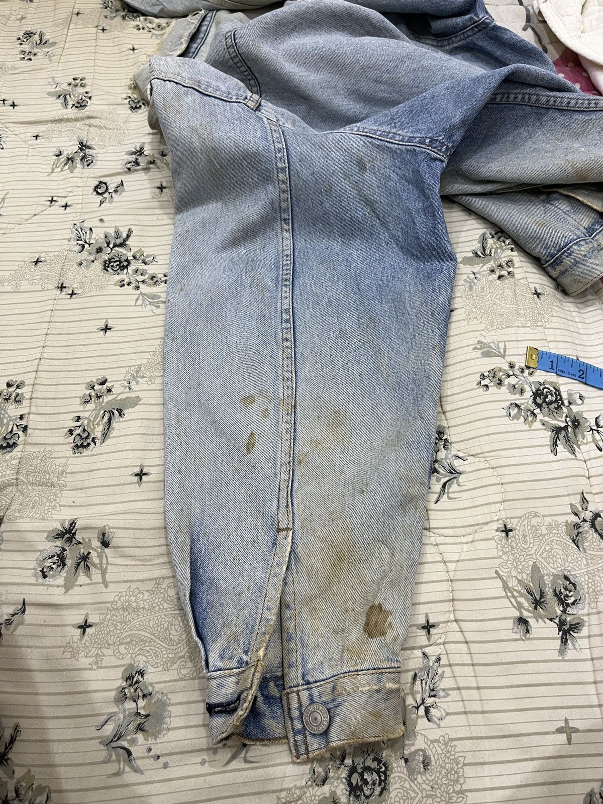 Levi's (Bbb). VINTAGE LEVIS ORANGE TAB DENIM JACKET Size US L / EU 52-54 / 3 - 19 Thumbnail