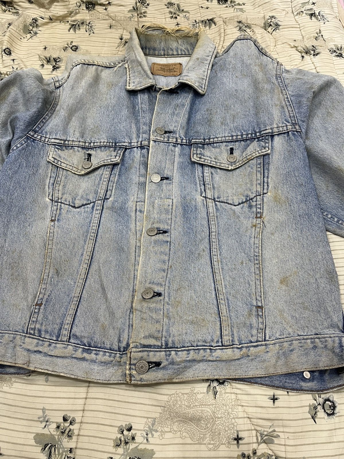 Levi's (Bbb). VINTAGE LEVIS ORANGE TAB DENIM JACKET Size US L / EU 52-54 / 3 - 13 Thumbnail