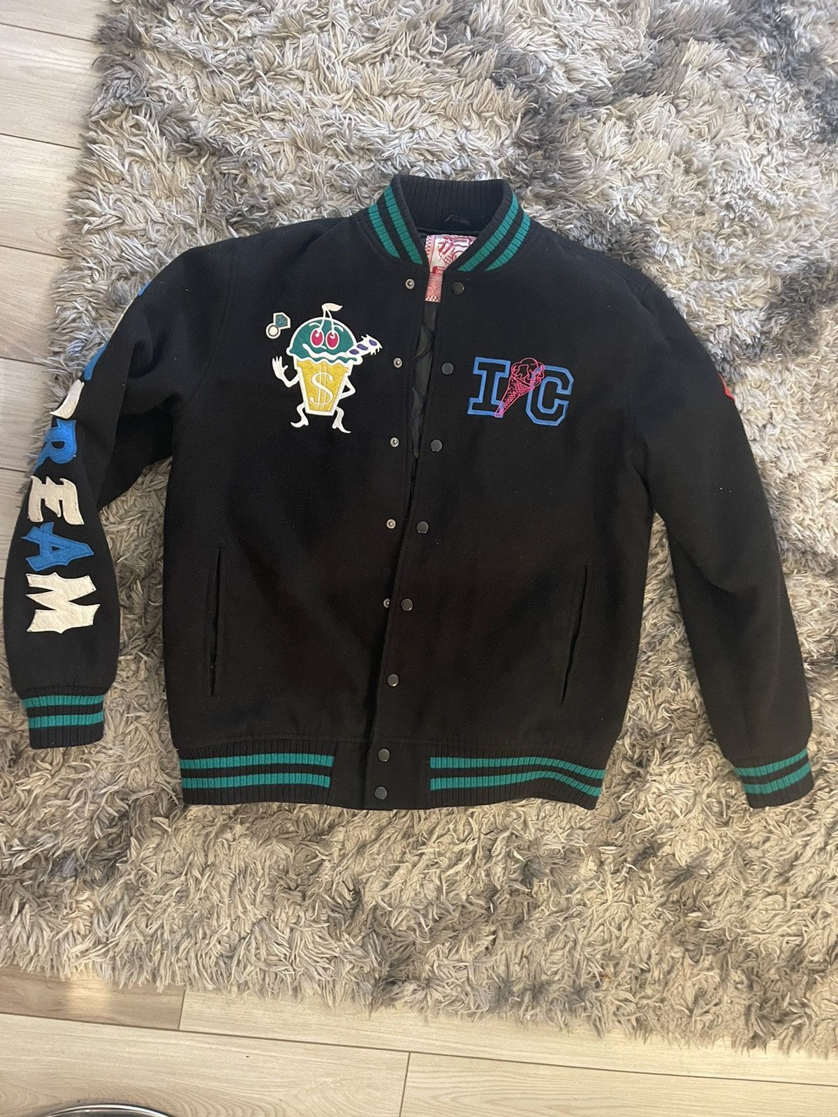 Billionaire Boys Club × Icecream Ice Cream Varsity Bomber Jacket | Grailed